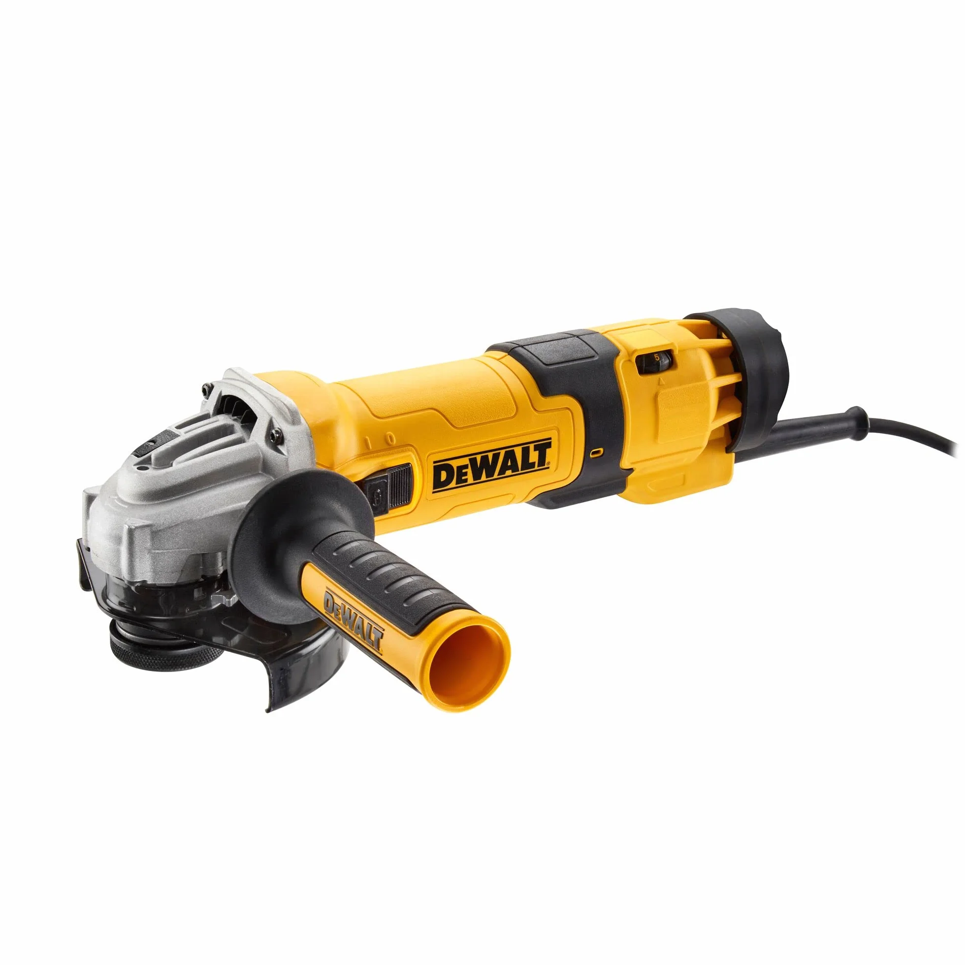DEWALT, Szlifierka kątowa 125 mm, 1500W przeciwpyłowa z regulacją obrotów, DWE4257