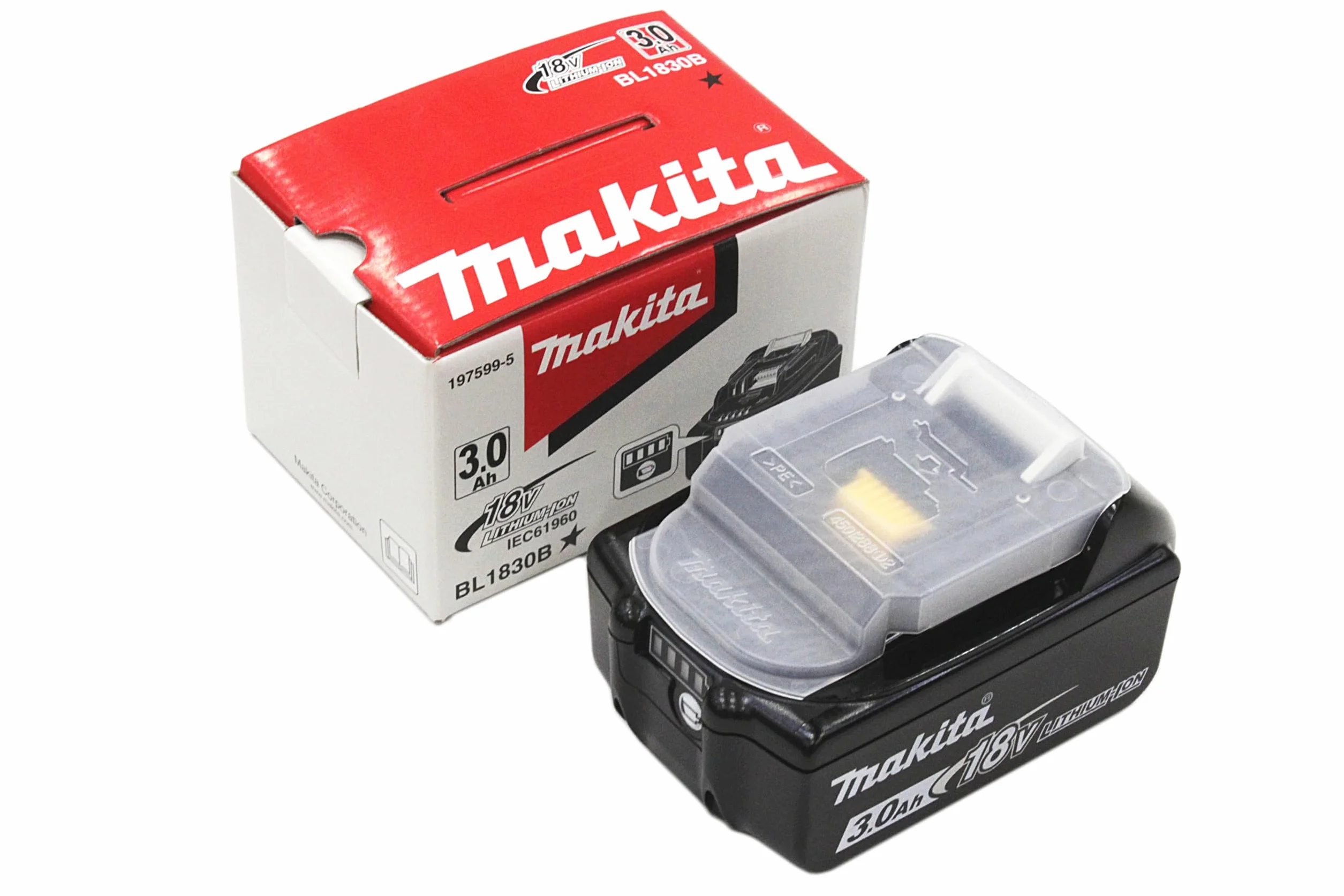 Makita 197599-5 Akumulator Litowo-Jonowy, 18 V, Czarny, 3 Ah