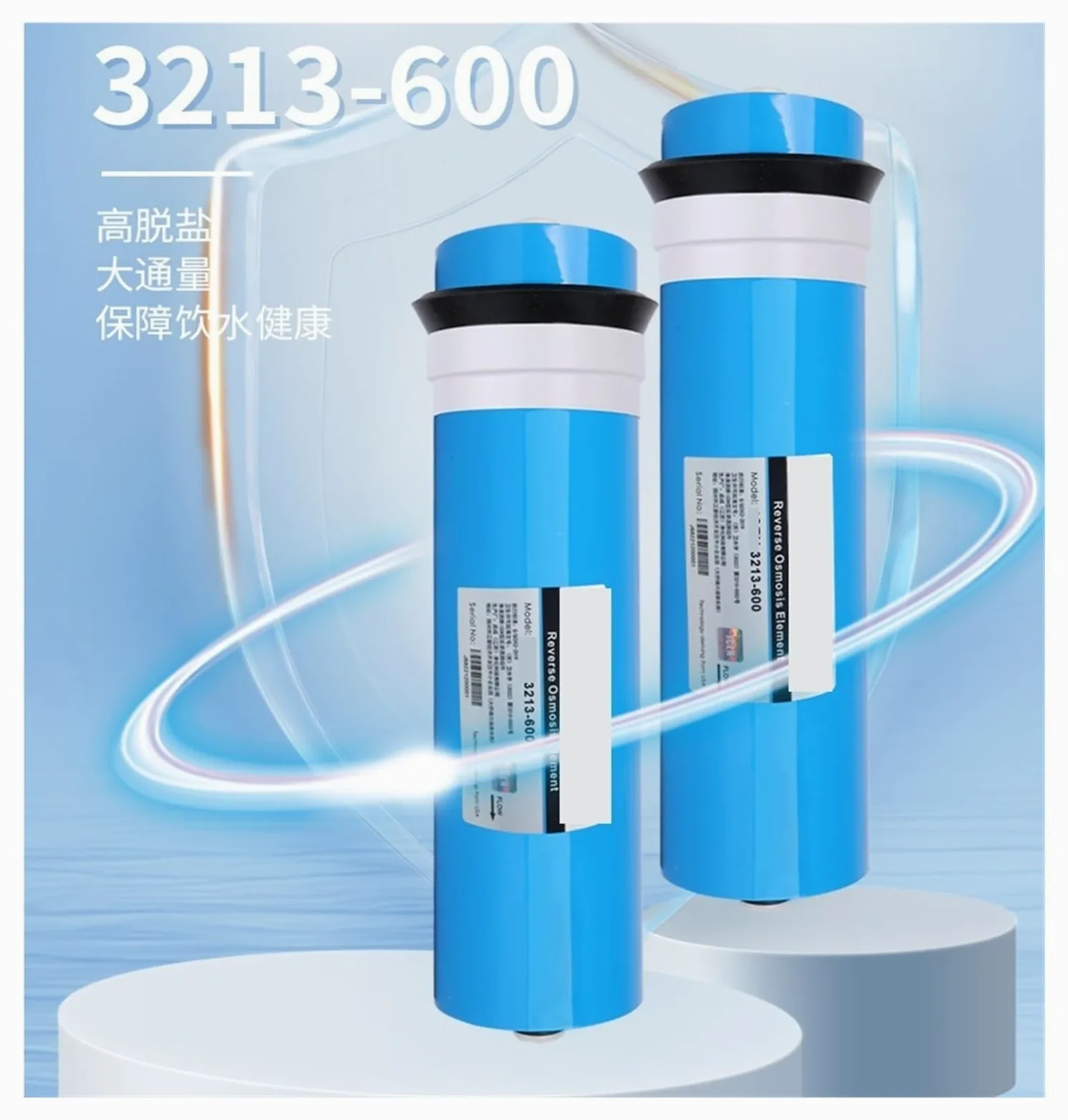 Membrana RO 3213-600 do domowego urządzenia do bezpośredniego picia wody, membrana odwróconej osmozy, filtr do oczyszczania wody 600G, wymiana Z wysoką szybkością filtracji i wysokim przepływem