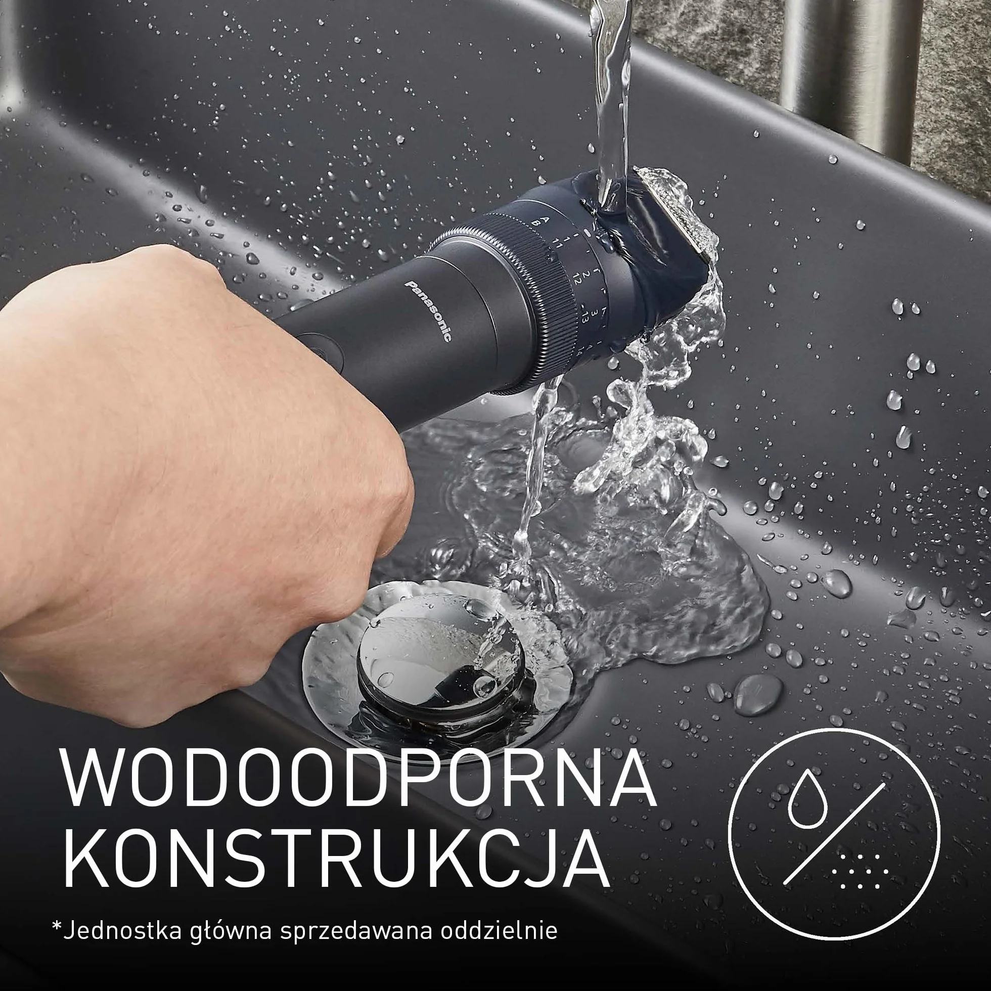 Panasonic ER-CTN1 MULTISHAPE modułowy system do pielęgnacji osobistej - nasadka trymera do brody/włosów (39 długości cięcia, wodoodporna)