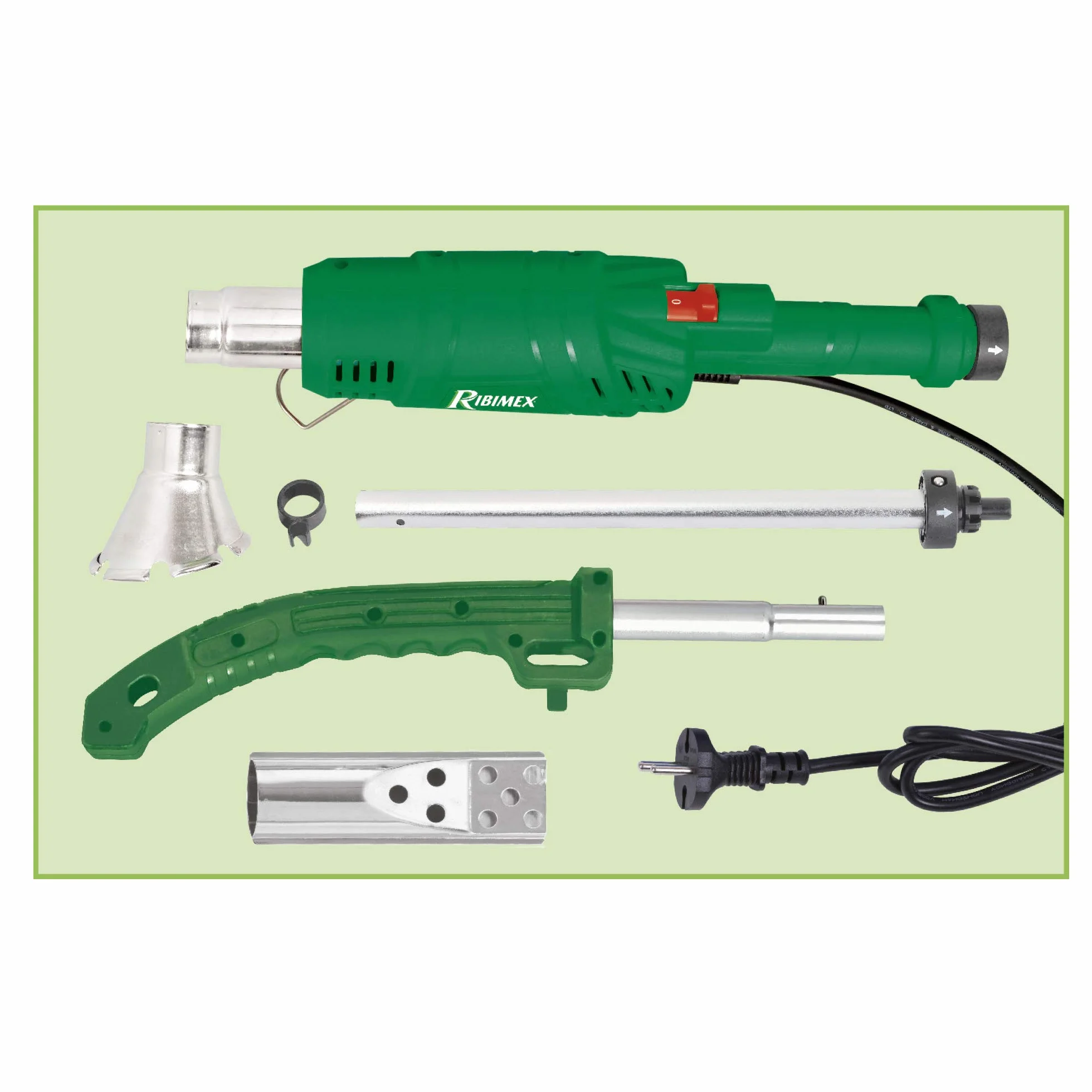 Ribiland Elektryczny piec do chwastów 2000 W 600°C PRDE650