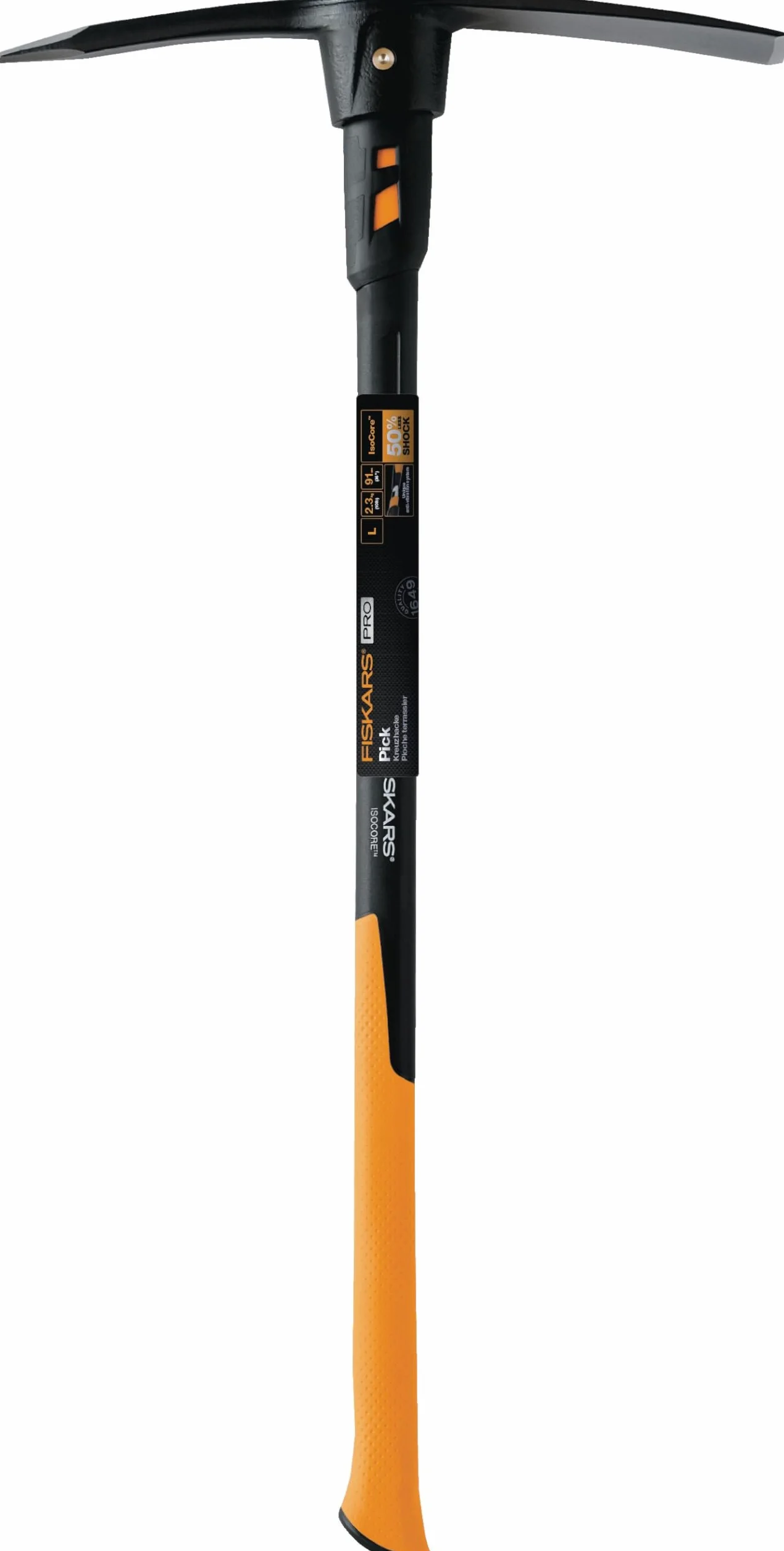 Fiskars Kilof IsoCore L 91 cm 3,4 kg Czarny Pomarańczowy