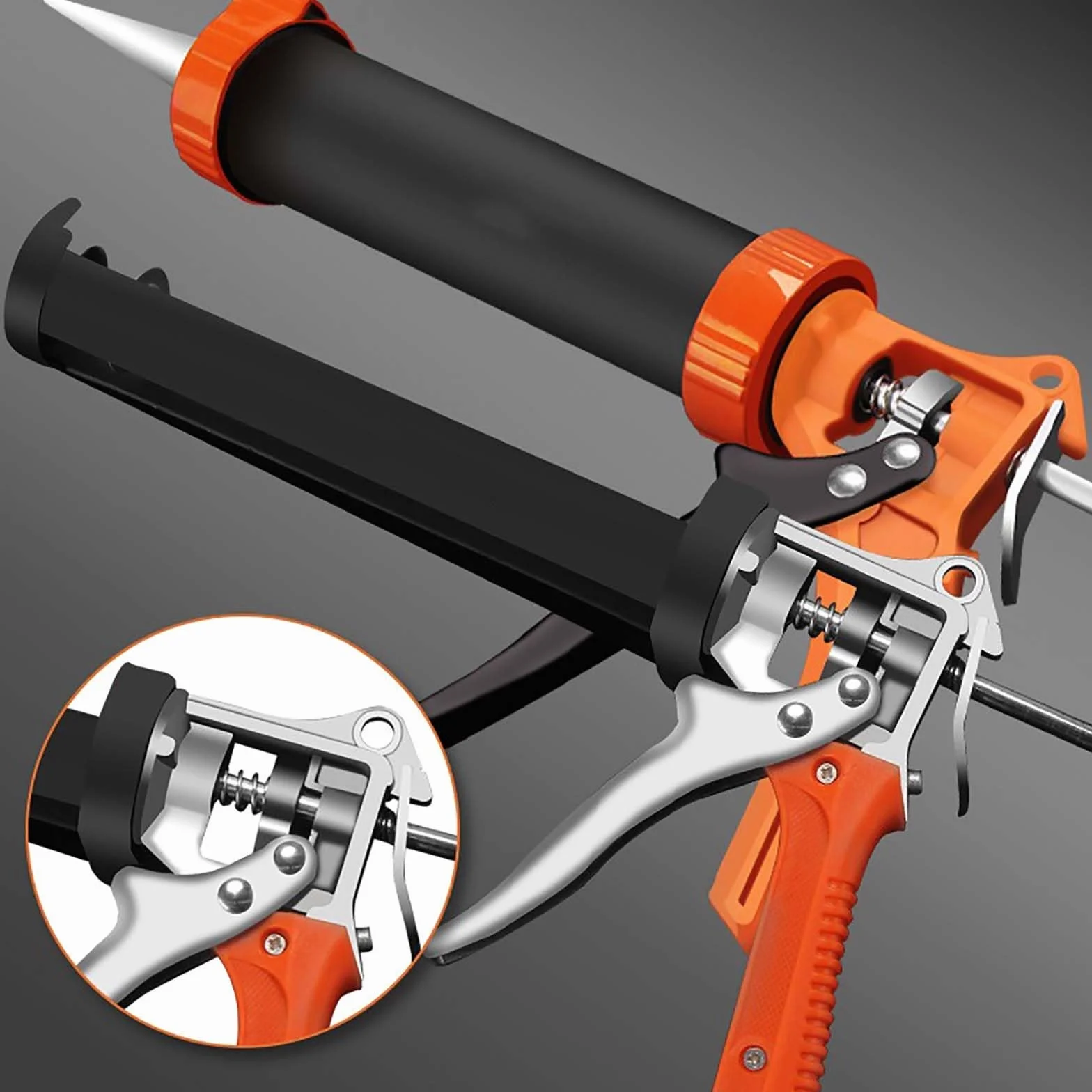 Ręczny pistolet do klejenia, Pistolet do uszczelniania Profesjonalny pistolet do uszczelniaczy Pistolet do aplikacji kleju Kartusze Uszczelniacze Trwały pistolet do aplikacji o dużej wytrzymałości