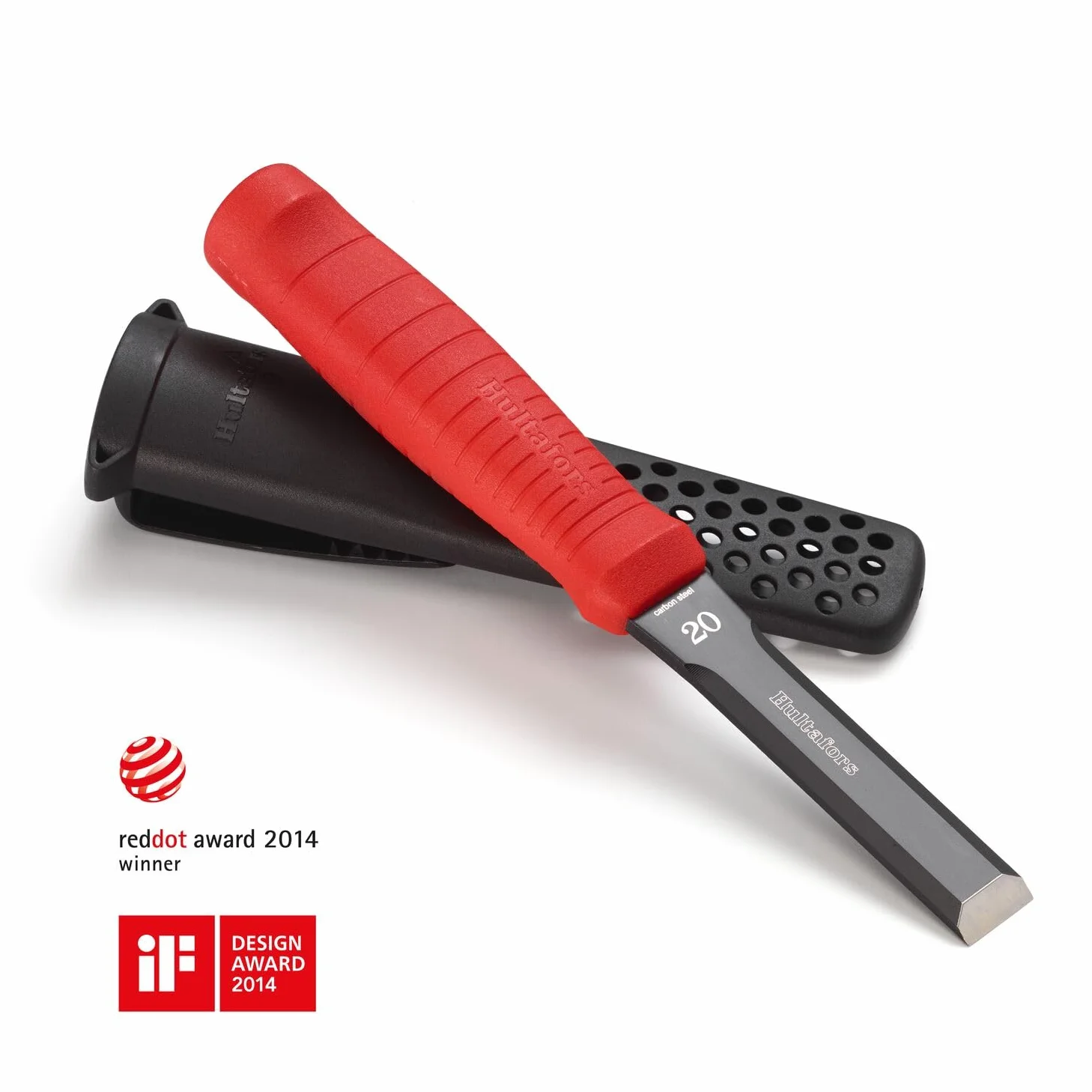 Hultafors EDC32 (390083) Dłuto z kaburą - pomarańczowe, 232 mm dł. x 32 mm szer
