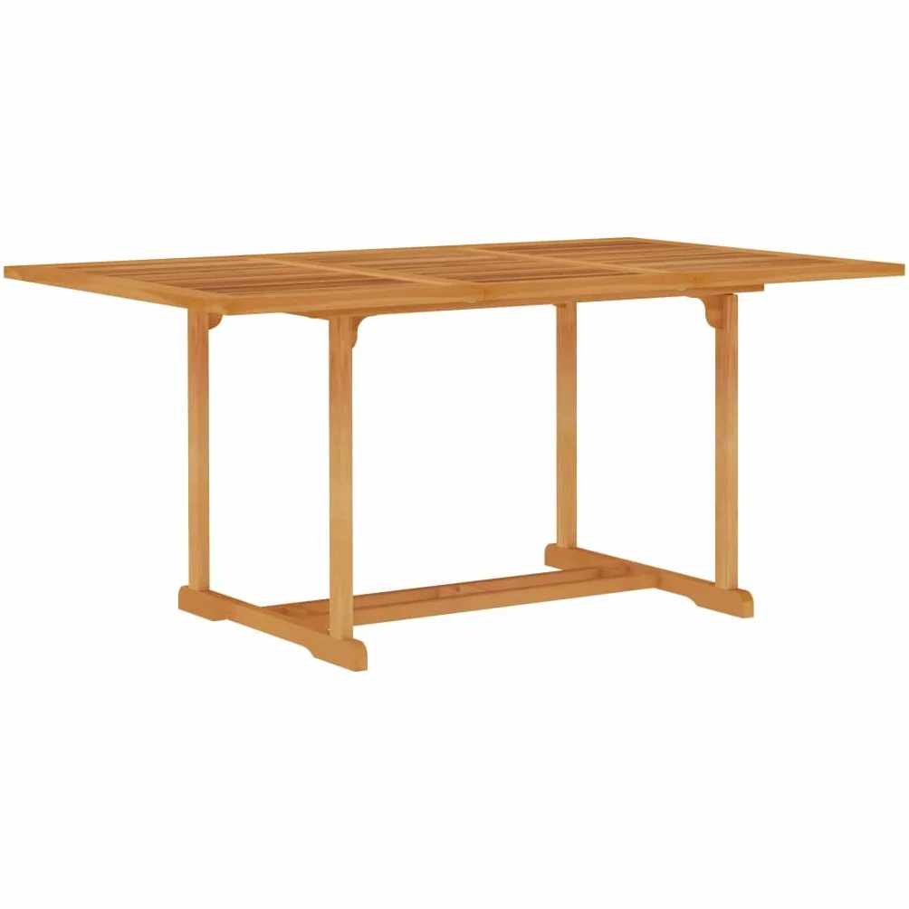 Stół ogrodowy vidaXL 150x90x75 cm lite drewno tekowe