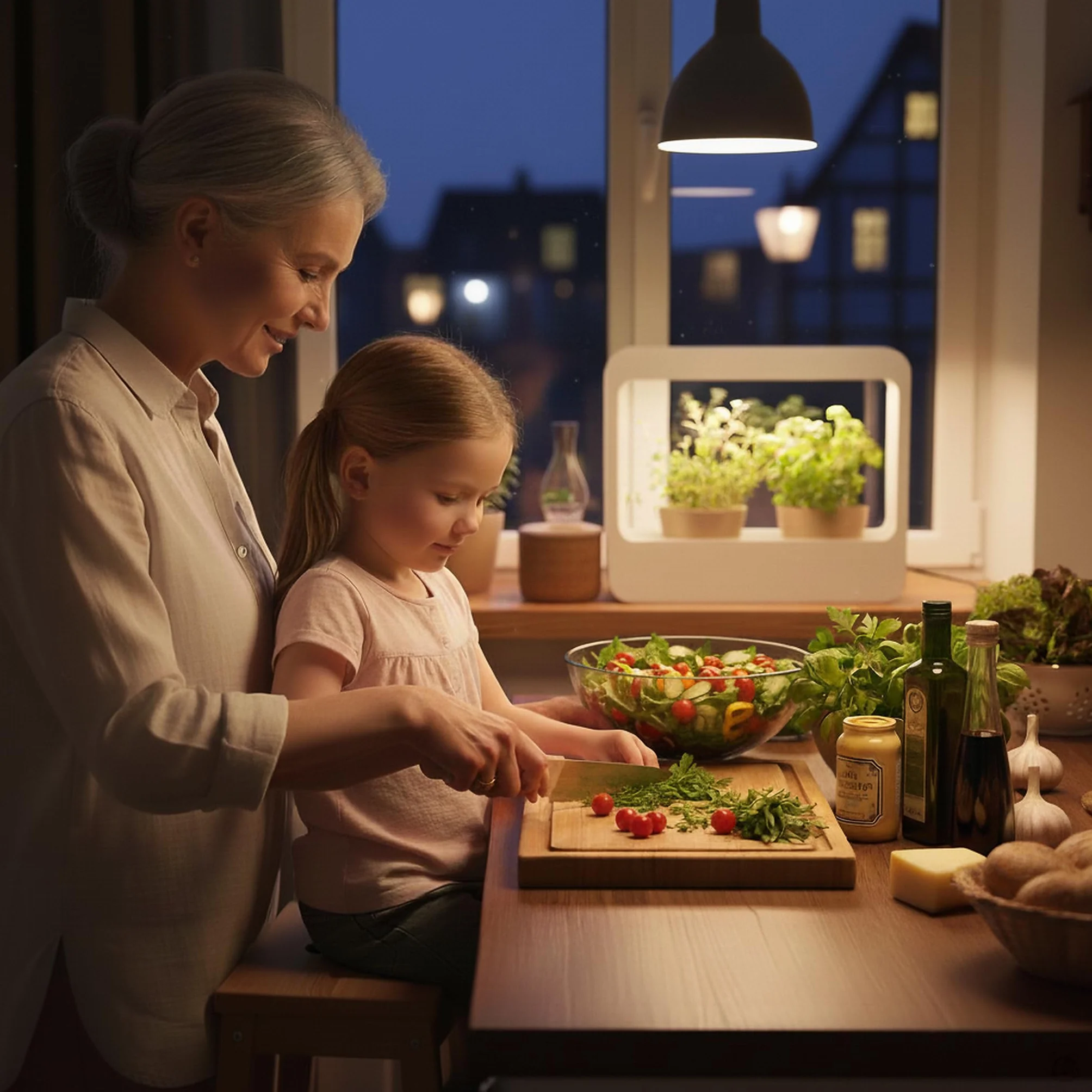 Romberg Homegarden mini szklarnia pokojowa z oświetleniem LED biała 50,5 x 21 x 40 cm