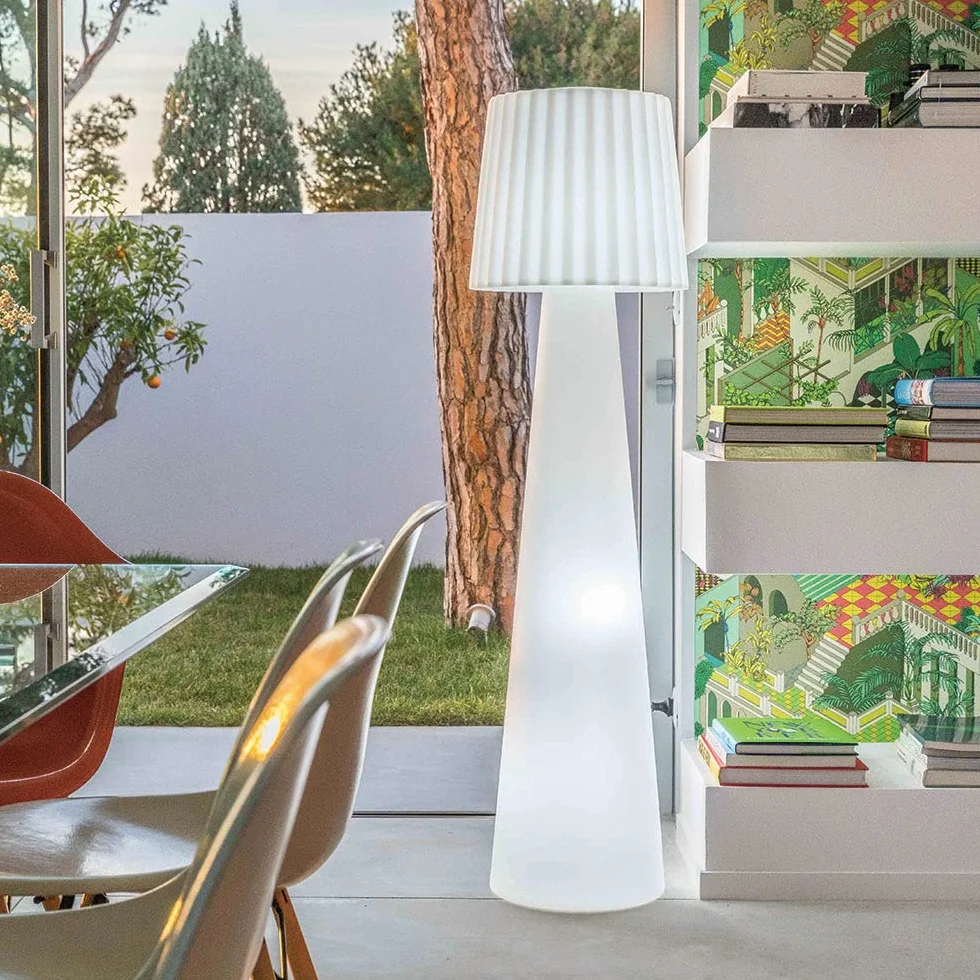 Lumisky/Lumijardin Lampa Stojąca LED, Biały, 110 cm