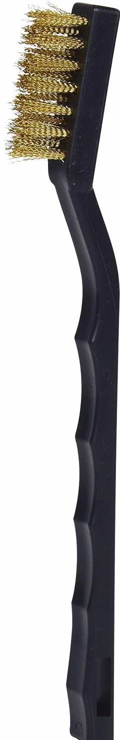 KS Tools 201.2316 Szczotka druciana do świec zapłonowych z drutu mosiężnego, 2-rzędowa, 170mm