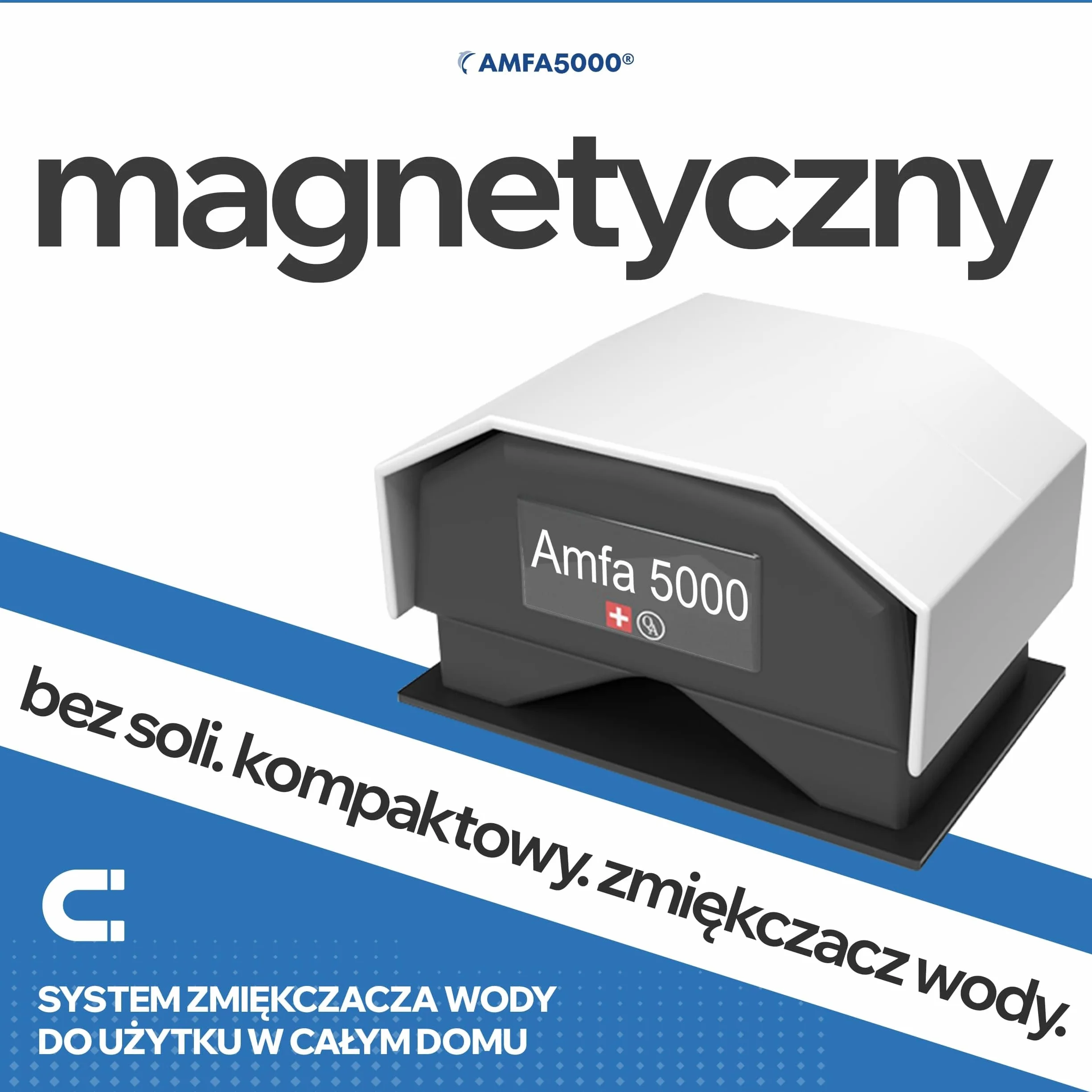 Amfa5000® System zmiękczacza wody alternatywa dla całego domu - magnetyczny zmiękczacz wody