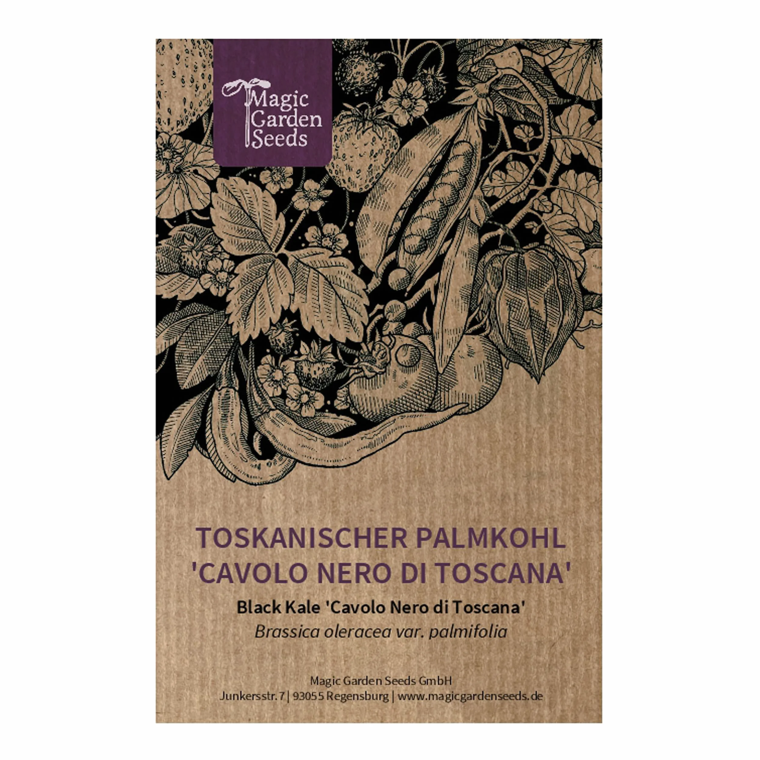 Jarmuż toskański palmowy "Cavolo Nero" (Brassica oleracea var. palmifolia) ok. 400 nasion Kapusta czarna, kapusta włoska, superżywność