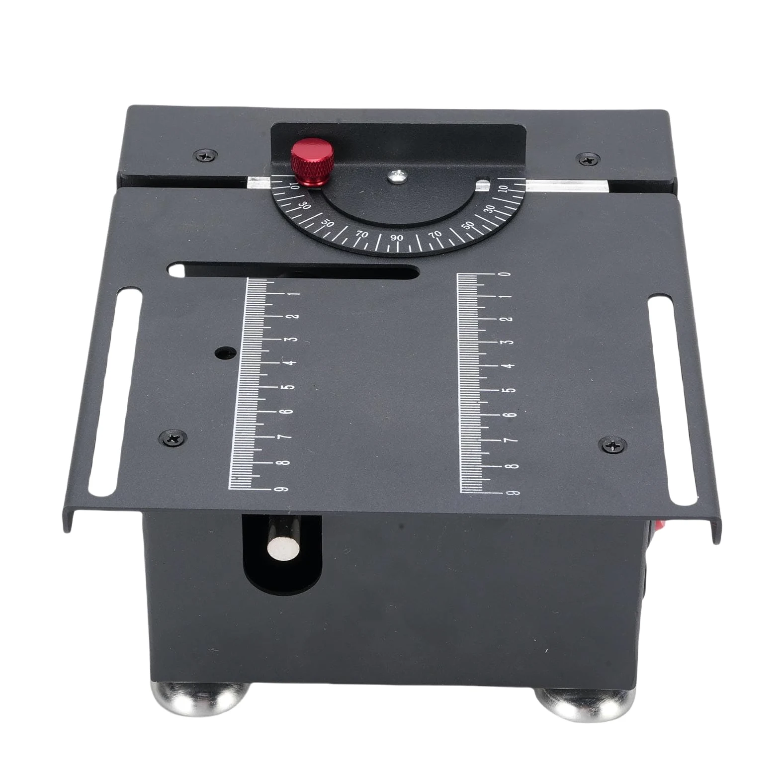 Hyuduo Mini Wieloskładnikowy Piła Stołowa, prędkość i Kąt Prędkości Prędkości i Kąta 100 W Regulowany 16 Mm głębokość Cięcia, Siedem Prędkości Zasilacza do (wtyczka UE)