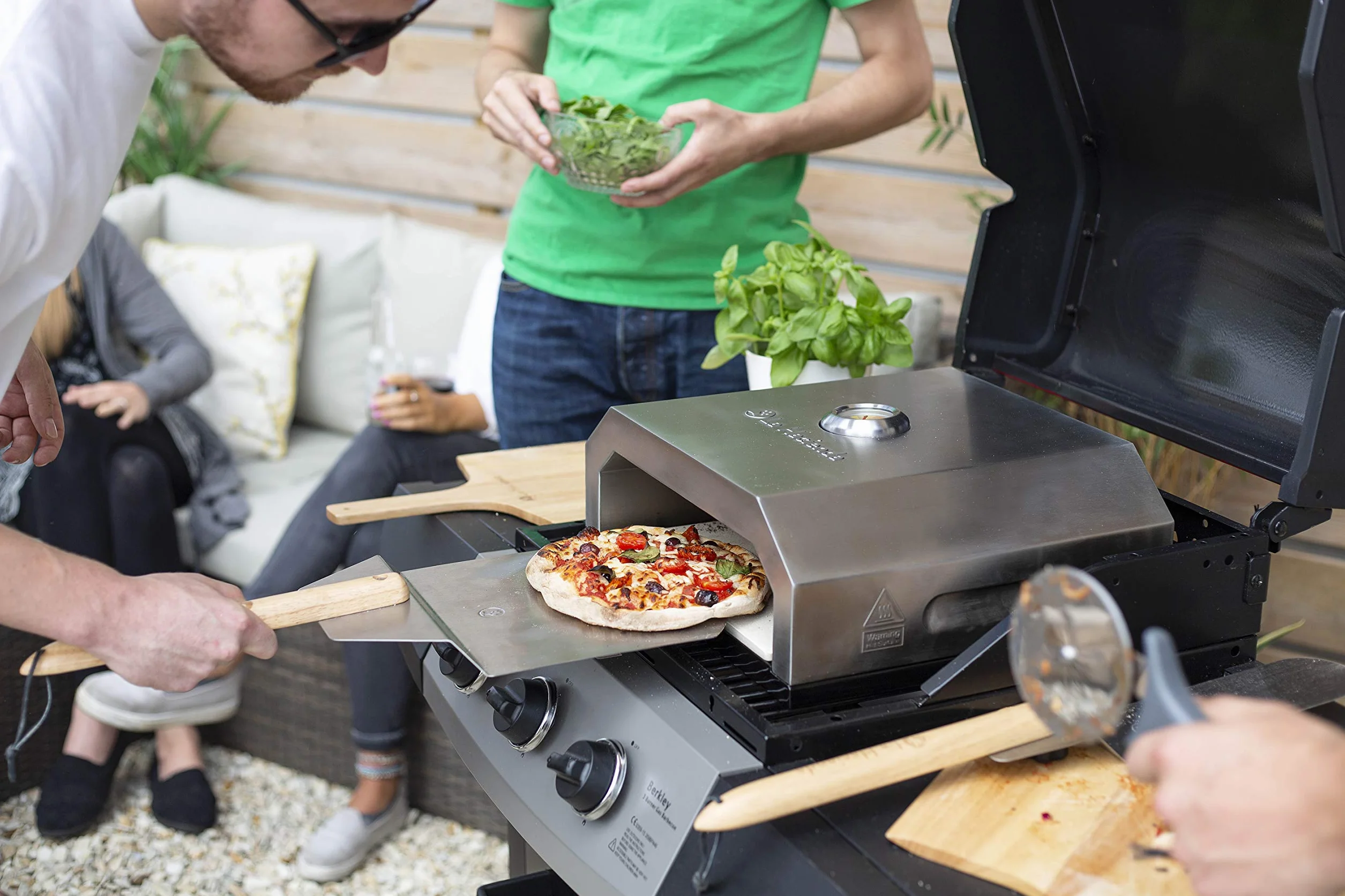 La Hacienda BBQ piec do pizzy ze stali nierdzewnej