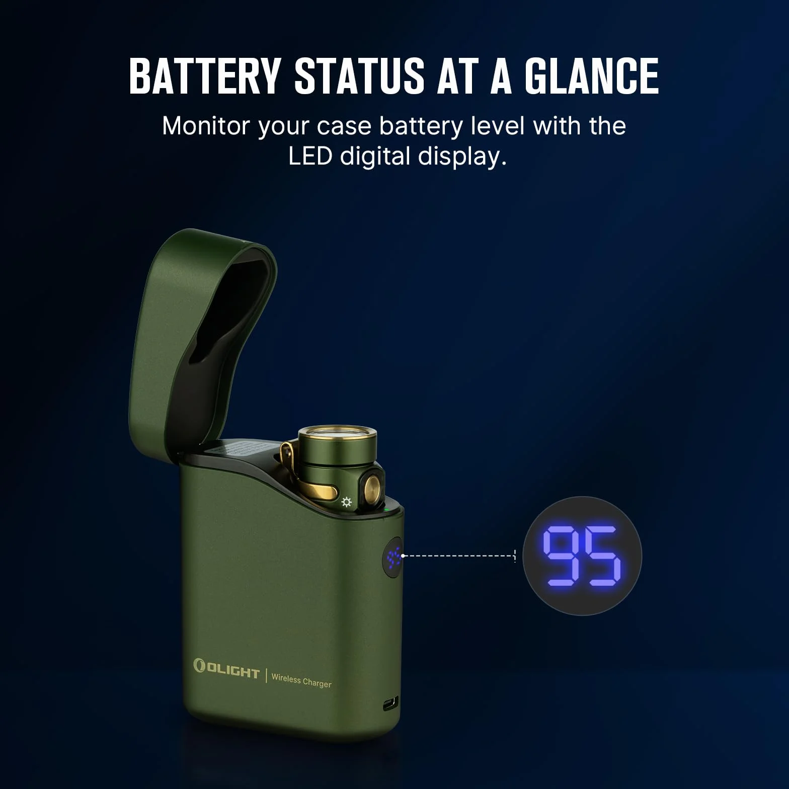 OLIGHT Baton 4 Mini latarka LED z możliwością ładowania i ściemniania, lampa ręczna o czasie działania do 190 dni, zasięg światła 1300 lm 170 m, super jasna mała latarka do codziennego użytku, IPX8