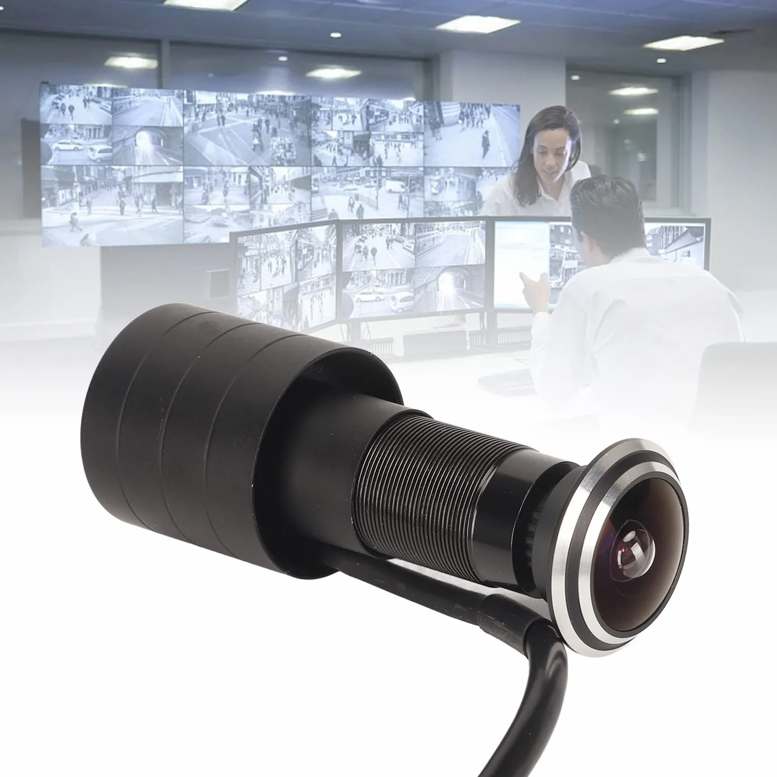 Kamera z Wizjerem w Drzwiach, Kamera IP z Wizjerem HD 4MP, Beznapędowa Kamera IP z Wizjerem RJ45 Domowa Kamera Bezpieczeństwa, sygnał Cyfrowy USB, Alarm Wykrywania Ruchu