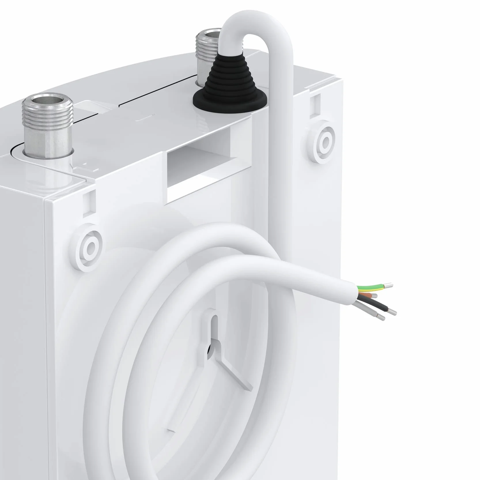 STIEBEL ELTRON Elektroniczny kompaktowy ogrzewacz przepływowy DCE 11/13 H, do kuchni, przyłącze stałe 400 V, możliwość współpracy z instalacją solarną, montaż powyżej punktu poboru, 232792
