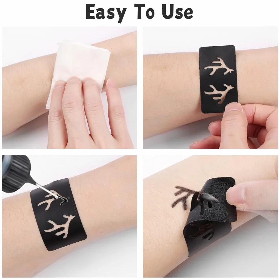 14 arkuszy tymczasowych tatuaży, Face Body Art Paint, 200 wzorów wodoodpornych tatuaży festiwalowych naklejek dla dzieci i dorosłych na twarz, dłonie, stopy, palce