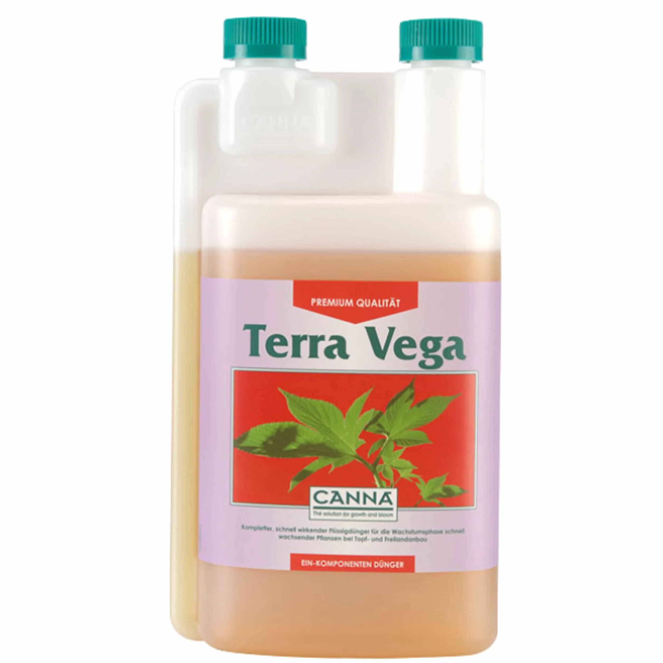 Canna Terra Vega Grow + Terra Flores Bloom zestaw nawozu ziemi po 1 l z pipetą