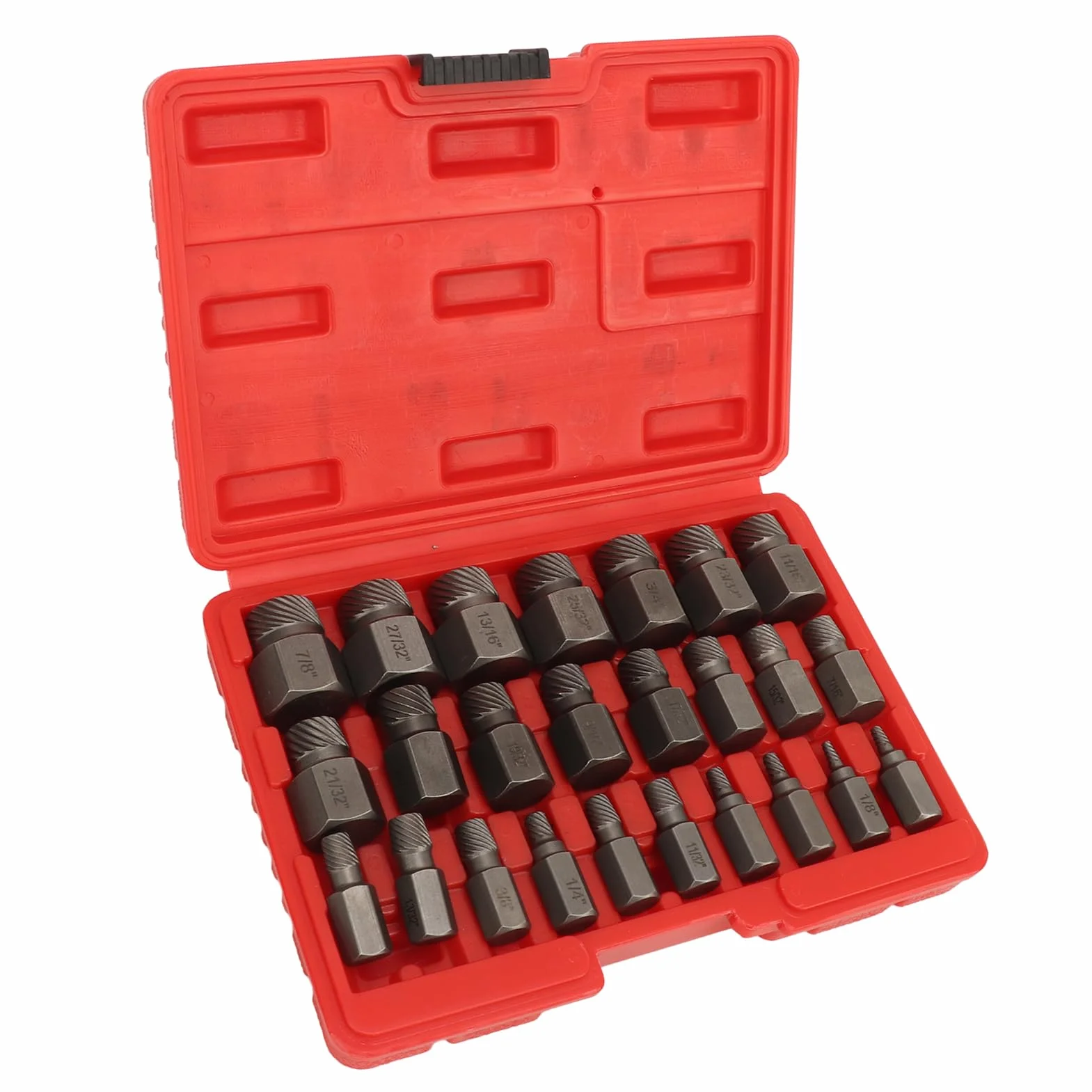 25pcs Zestaw Ekstraktora śrubowego Wydajny Stal Easy Out Multi Spline Extractor Set dla Narzędzi Zasilania i Ręcznego
