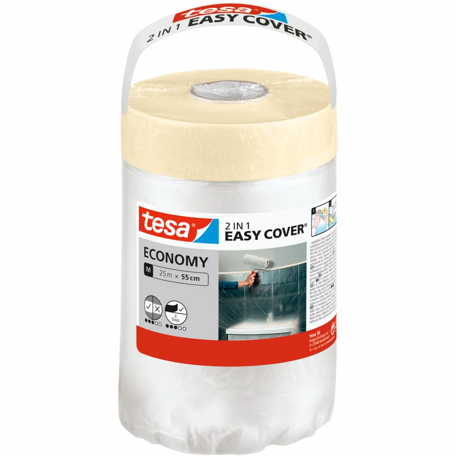 tesa Easy Cover uniwersalna folia Transparent 25m x 550mm