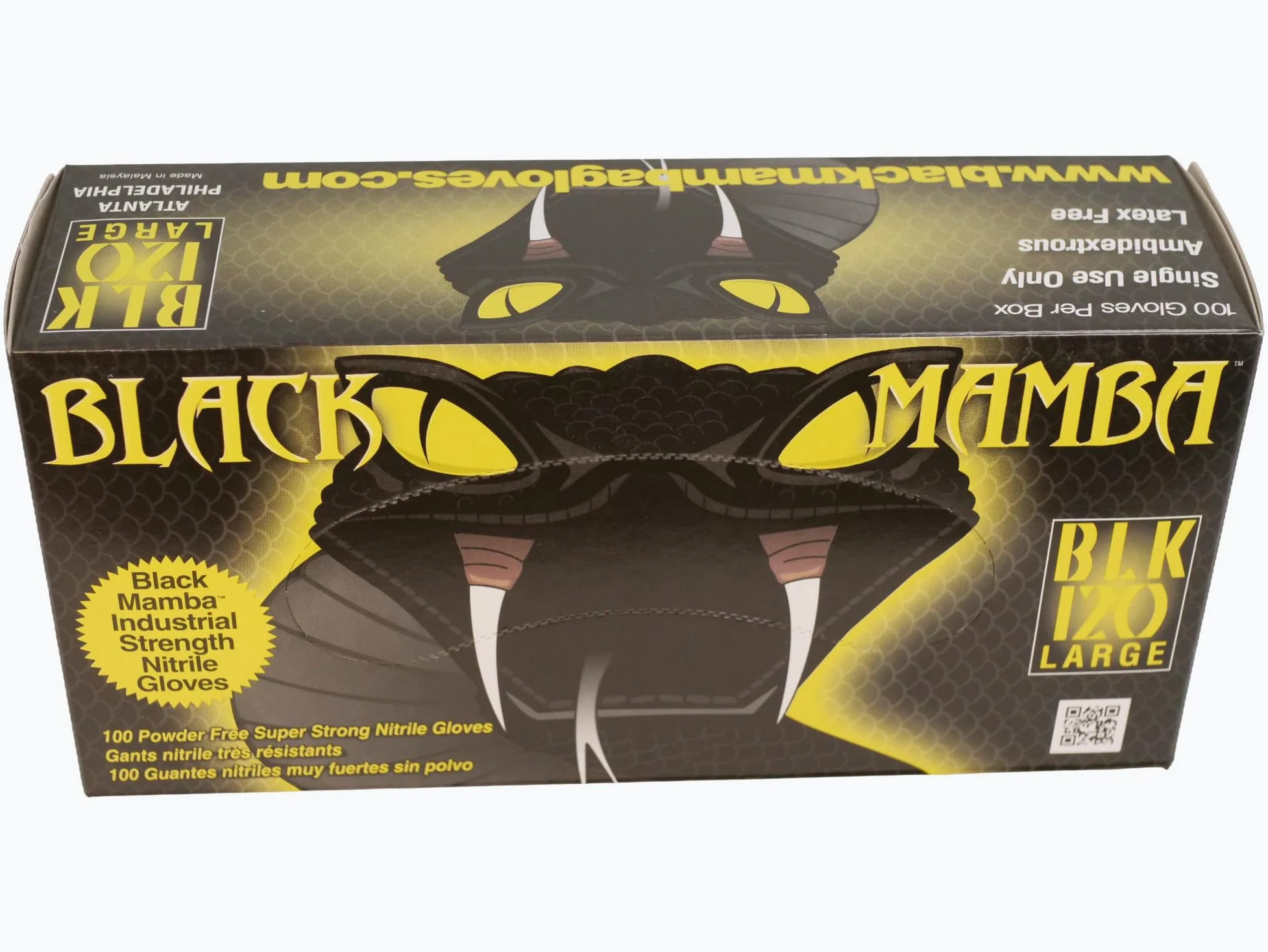 Black Mamba super wytrzymałe rękawiczki nitrylowe (100 sztuk)