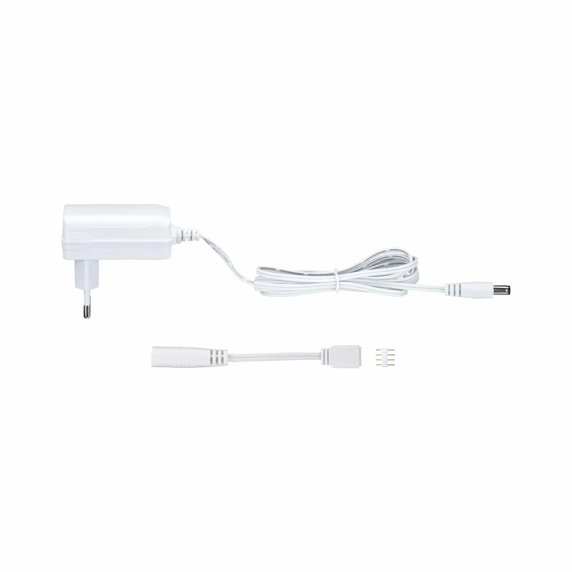 Paulmann 79832 Universal Power Supply Plug-In 12 W 230/12 V DC system oświetlenia białe oświetlenie tworzywo sztuczne transformator