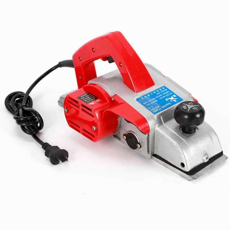 Strug elektryczny, 1300 W, strug belkowy Heavy Duty, elektryczny planer, strug ręczny, do szlifowania i cięcia drewna (głębokość strugania 2 mm, szerokość strugania 90 mm)