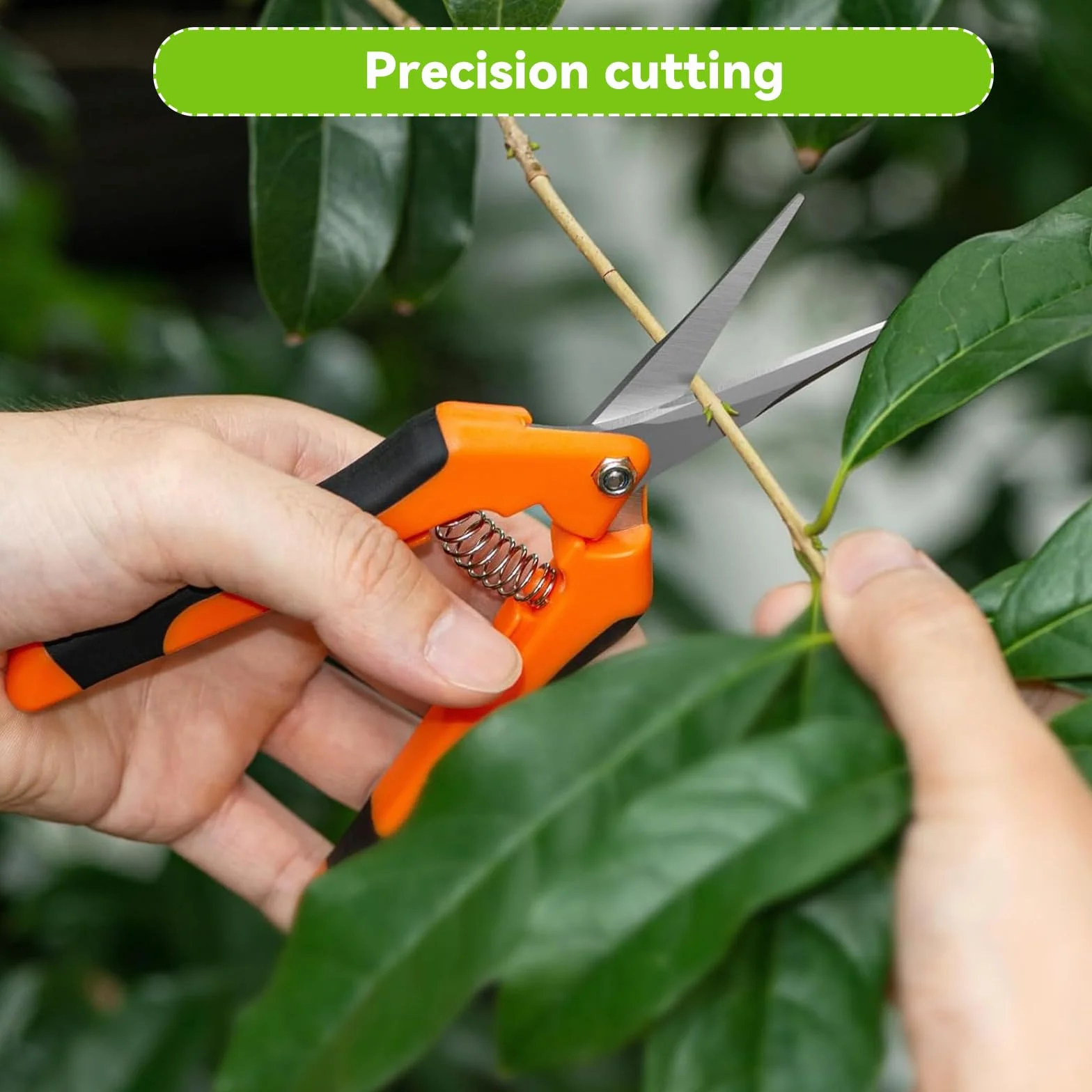Zestaw 5 sekatorów ogrodowych z ryglem bezpieczeństwa, precyzyjne nożyce do bonsai i nożyce do kwiatów z ergonomicznymi uchwytami i ostrzami ze stali nierdzewnej – idealne do róż, ziół, roślin jako