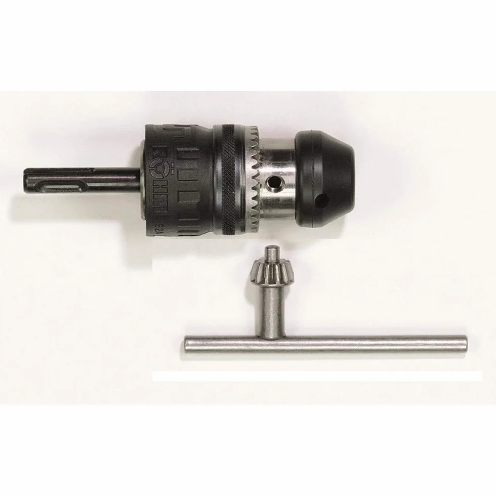 Hitachi – 752098 uchwyt wiertarski 2,5 – 13 mm FAHRION z kluczem z adapterem SDS-Plus odpowiedni do wiertarek + 800 W