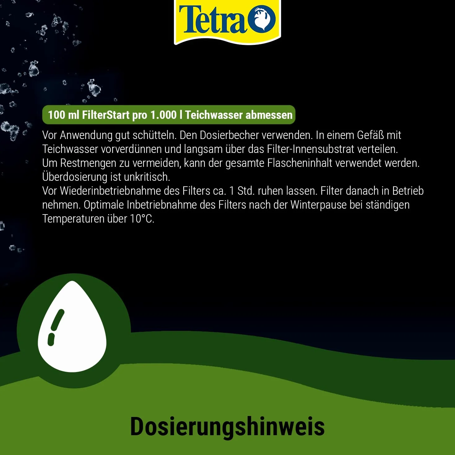 Tetra Pond FilterStart 500 ml