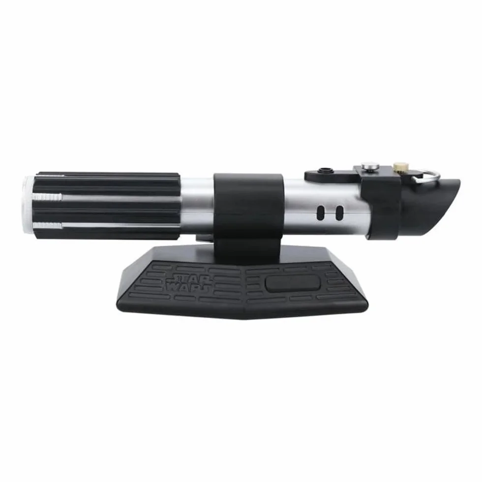 Lampa ścienna z mieczem świetlnym Star Wars – oficjalnie licencjonowana latarka, z czerwonym światłem, kolekcjonerskim oświetleniem i dekoracją Sithów i Jedi, prezent dla fanów filmu Lucas, zasilanie
