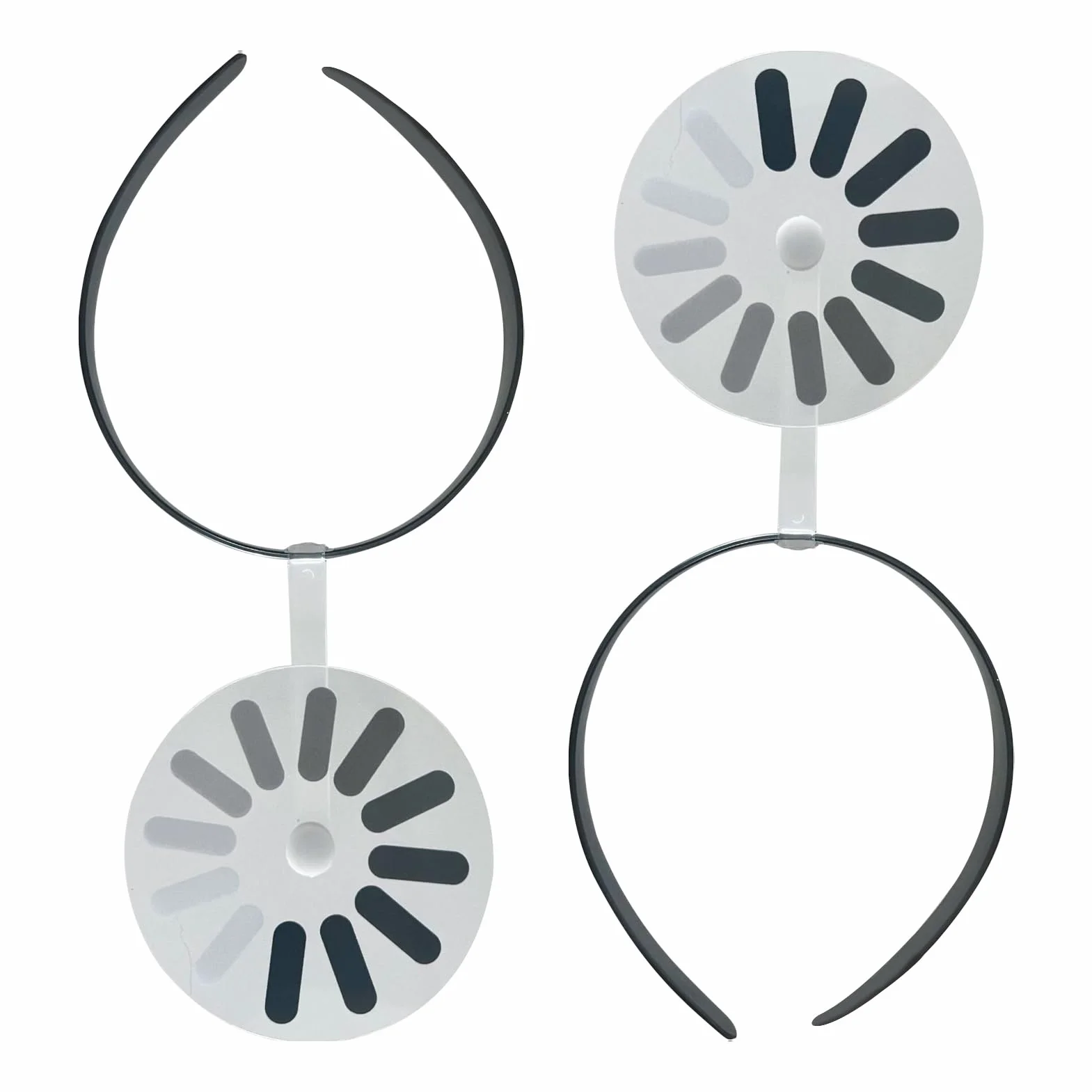 Funny Headbands, Hair Clips with Loading Symbol Design, Stylish and Lightweight Hair Accessories, Ideal for Women, Girls, Daily Use, Work, Music Festivals, Makeup Events, Holidays, Parades