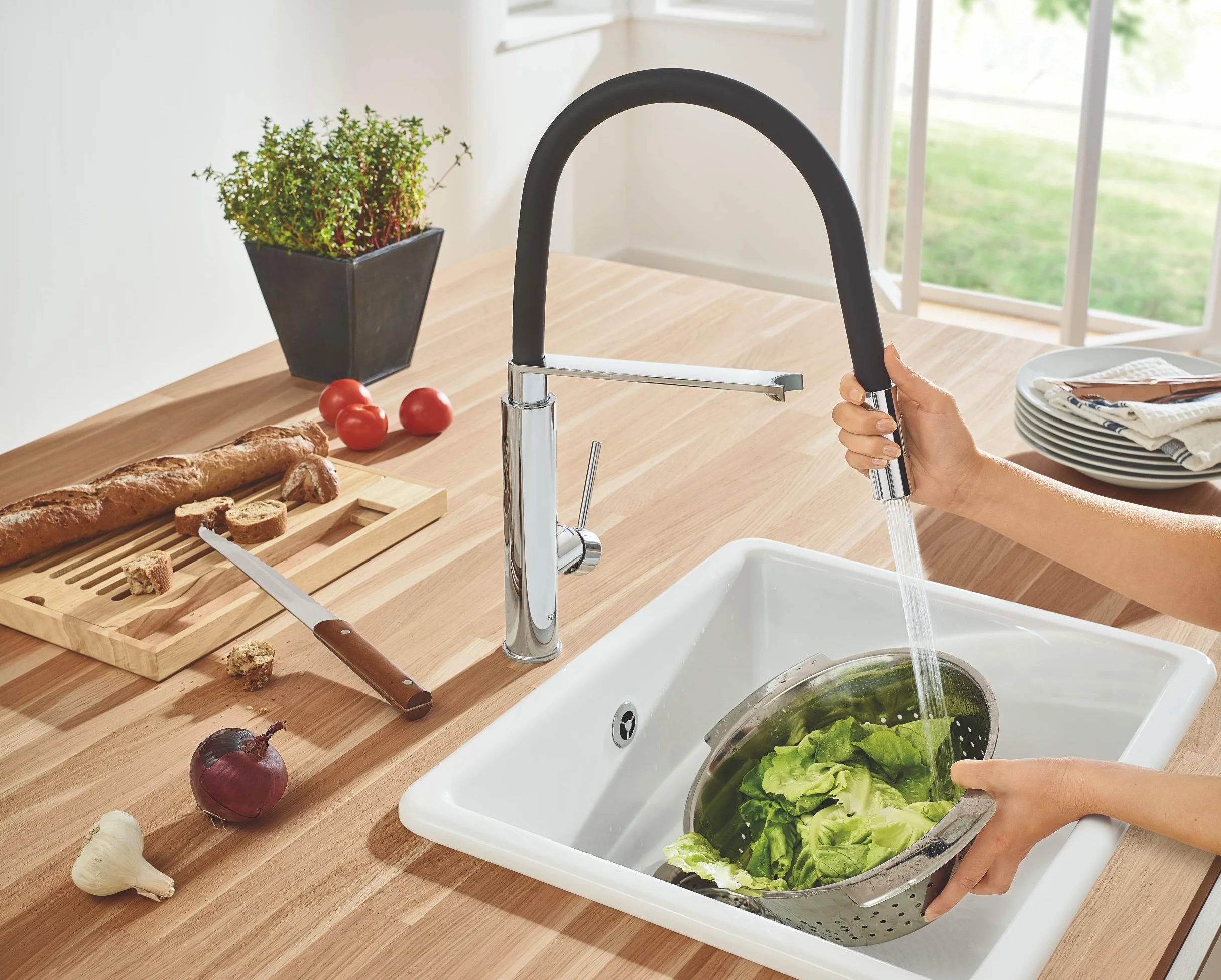 GROHE Concetto Jednouchwytowa bateria zlewozmywakowa, DN 15
