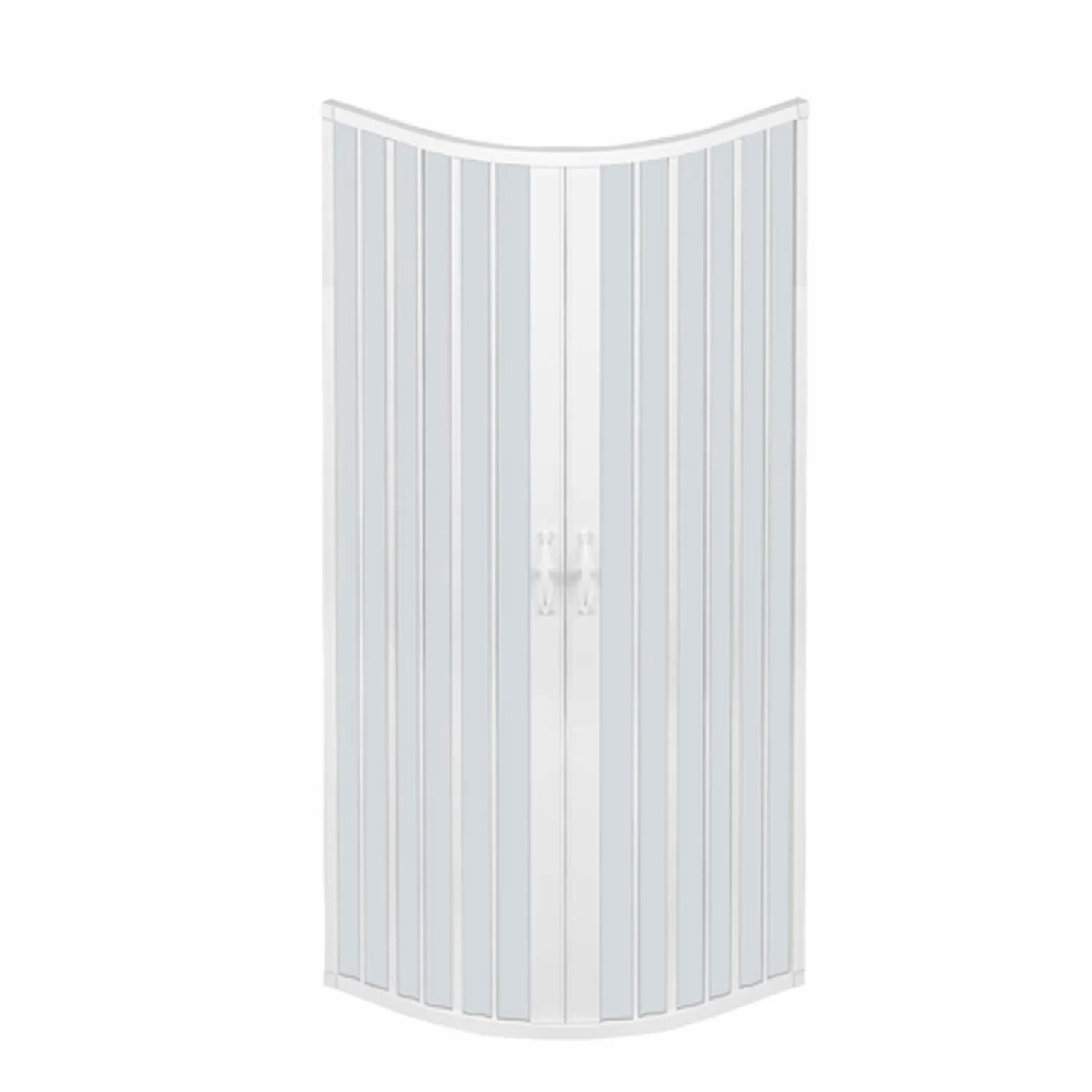 ROLLPLAST PINTO PVC kabina prysznicowa ćwierć koła 75 x 75 z centralnym otworem Mod. Scorpione