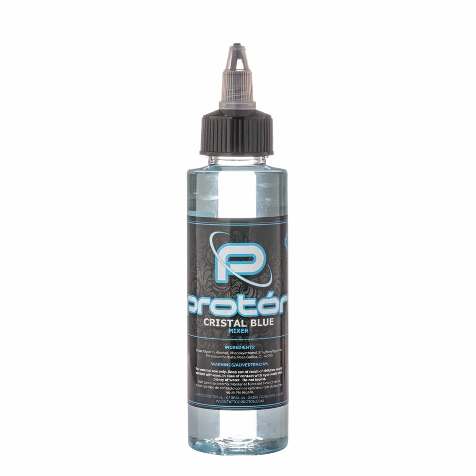 Proton Crystal Blue - Mixer - 100 ml / 3,4 uncji Rozcieńczalnik do tatuażu.