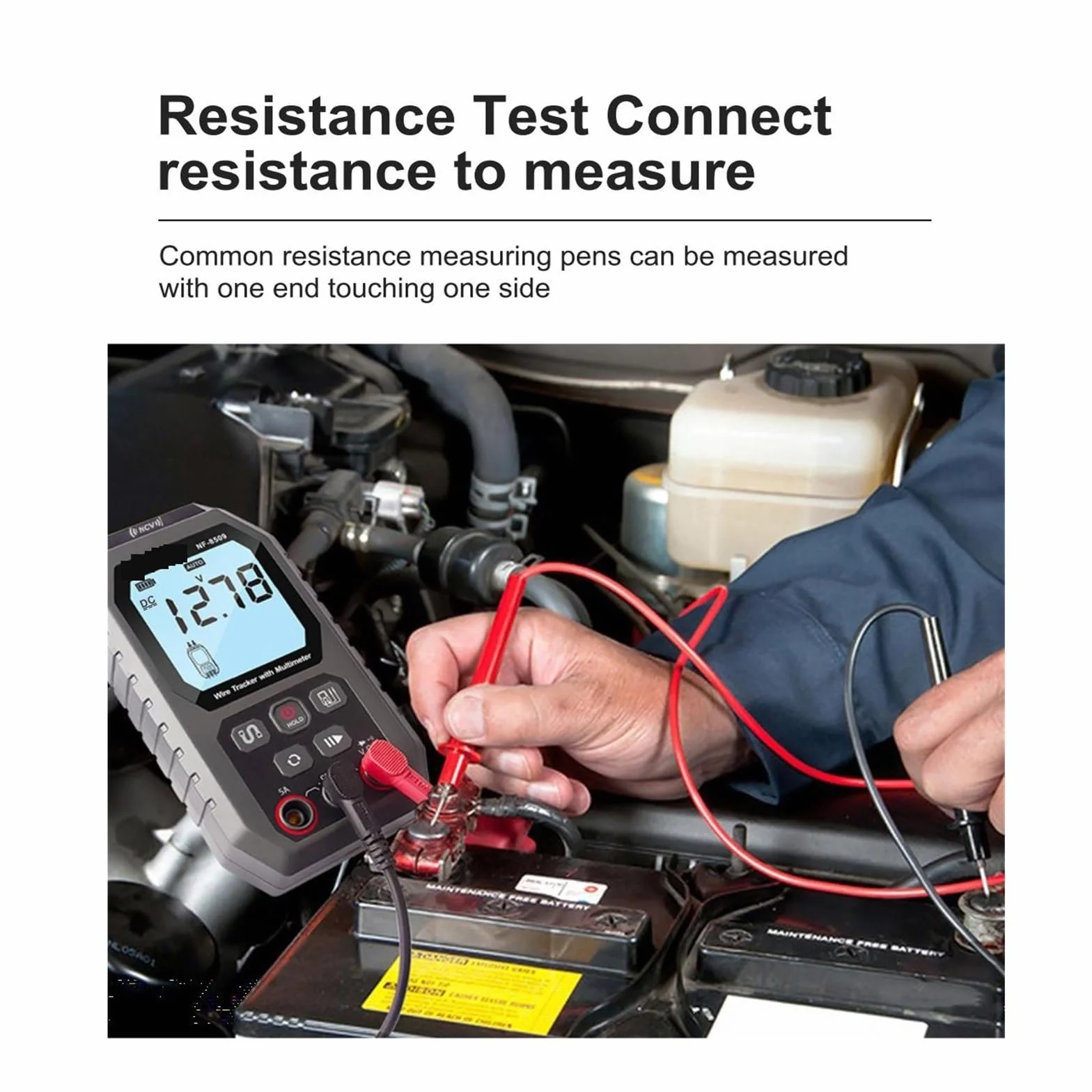Tester Kabli Sieciowych 2 W 1 Multimetr Rezystancja Napięcia Prądu Wyszukiwarka Kabli Do Testu POE NCV AC DC LCD Wire Tracke