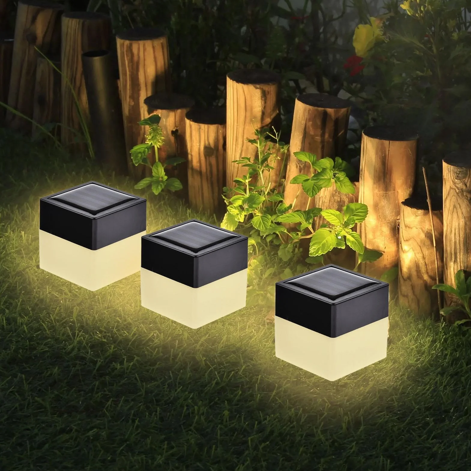 S?upek ogrodzeniowy lampy solarne, lampa ogrodowa zasilana energi? s?oneczn? , zewn?trzne ?wiat?a LED, dekoracyjne ?wietlenie tarasowe, solarne ?wietlenie tarasowe, drogowe lampy solarne, ?wietlenie