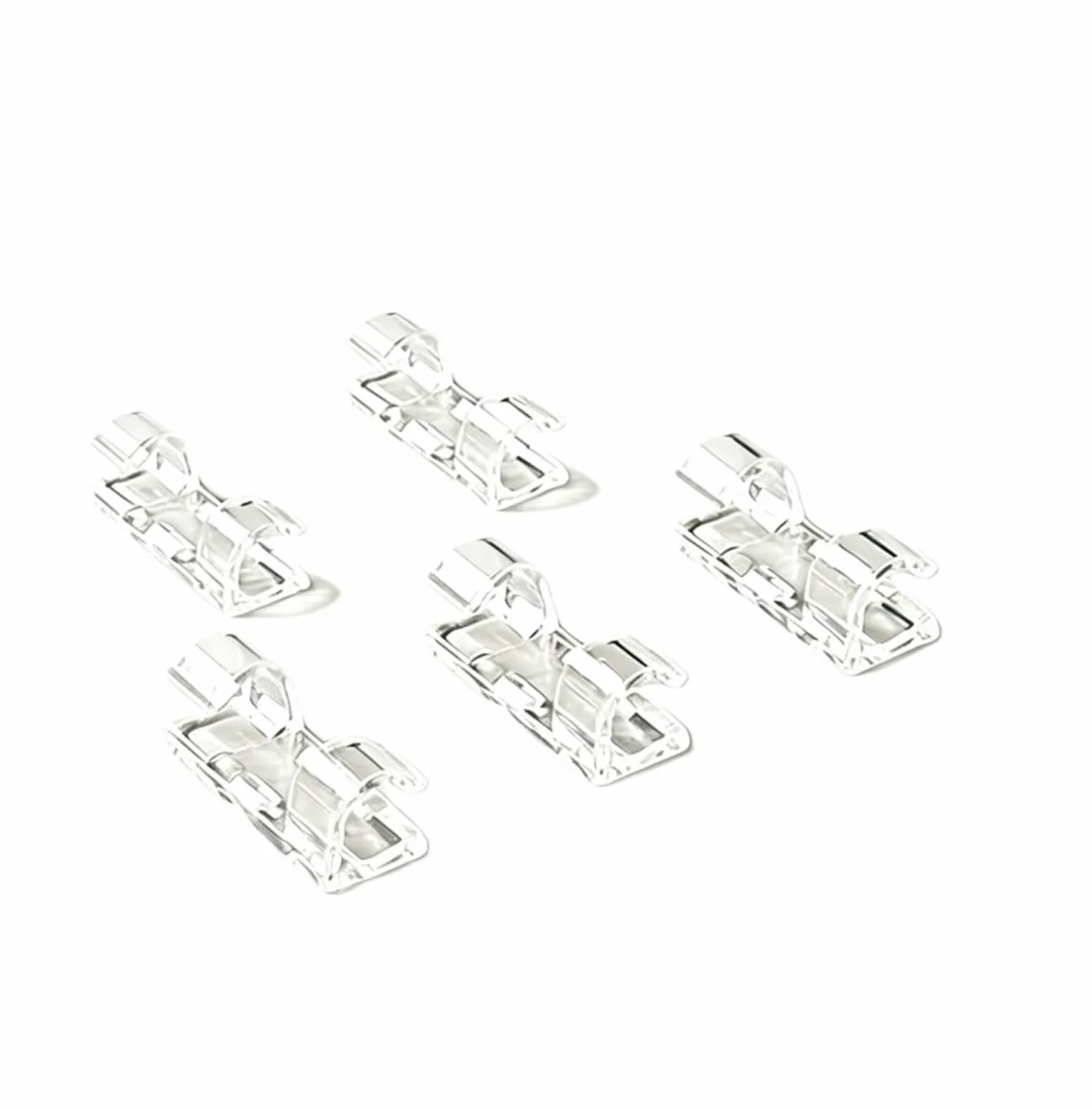 Przezroczyste Plastikowe Zaciski Do Kabli. Organizery Z Drutu(200pcs)