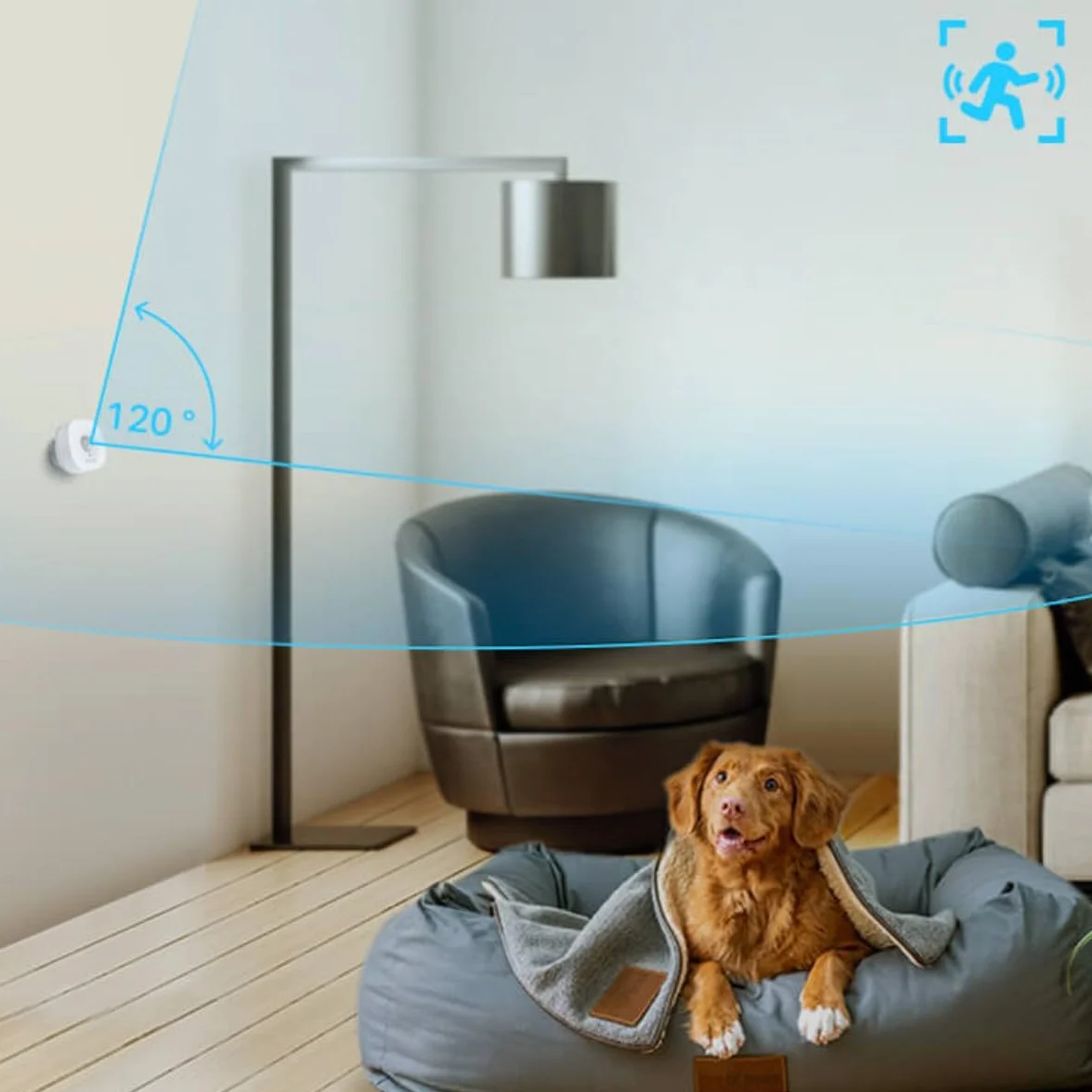 TP-Link Tapo T100 | Inteligentny czujnik ruchu PIR | Wykrywanie w czasie rzeczywistym | 120° kąt detekcji | Wymaga huba Tapo H100