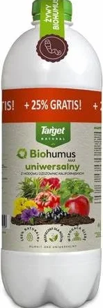 Biohumus Max – Ekologiczny – 1,25 l Target | 25% GRATIS