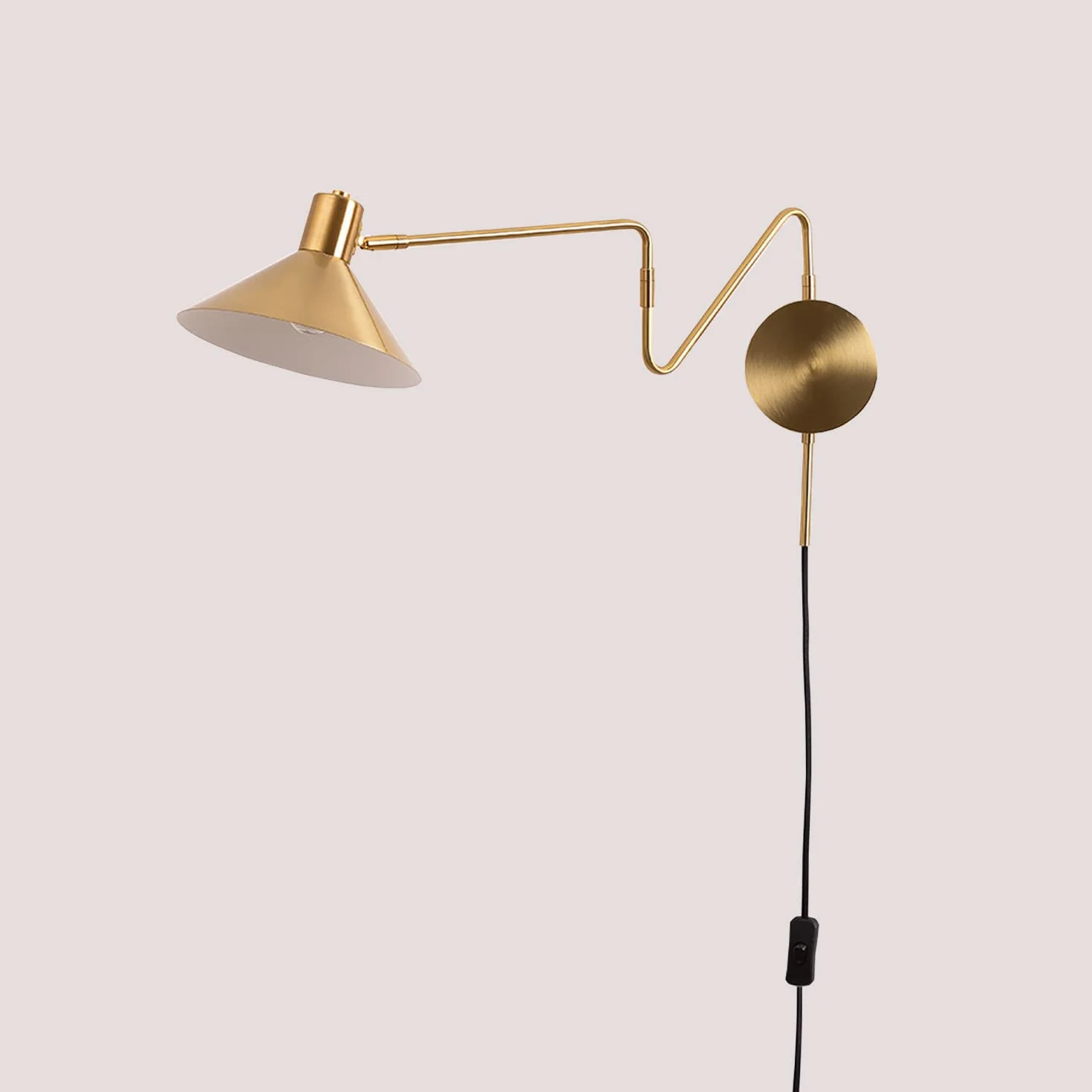 SKLUM Metalowa lampa ścienna Lizz