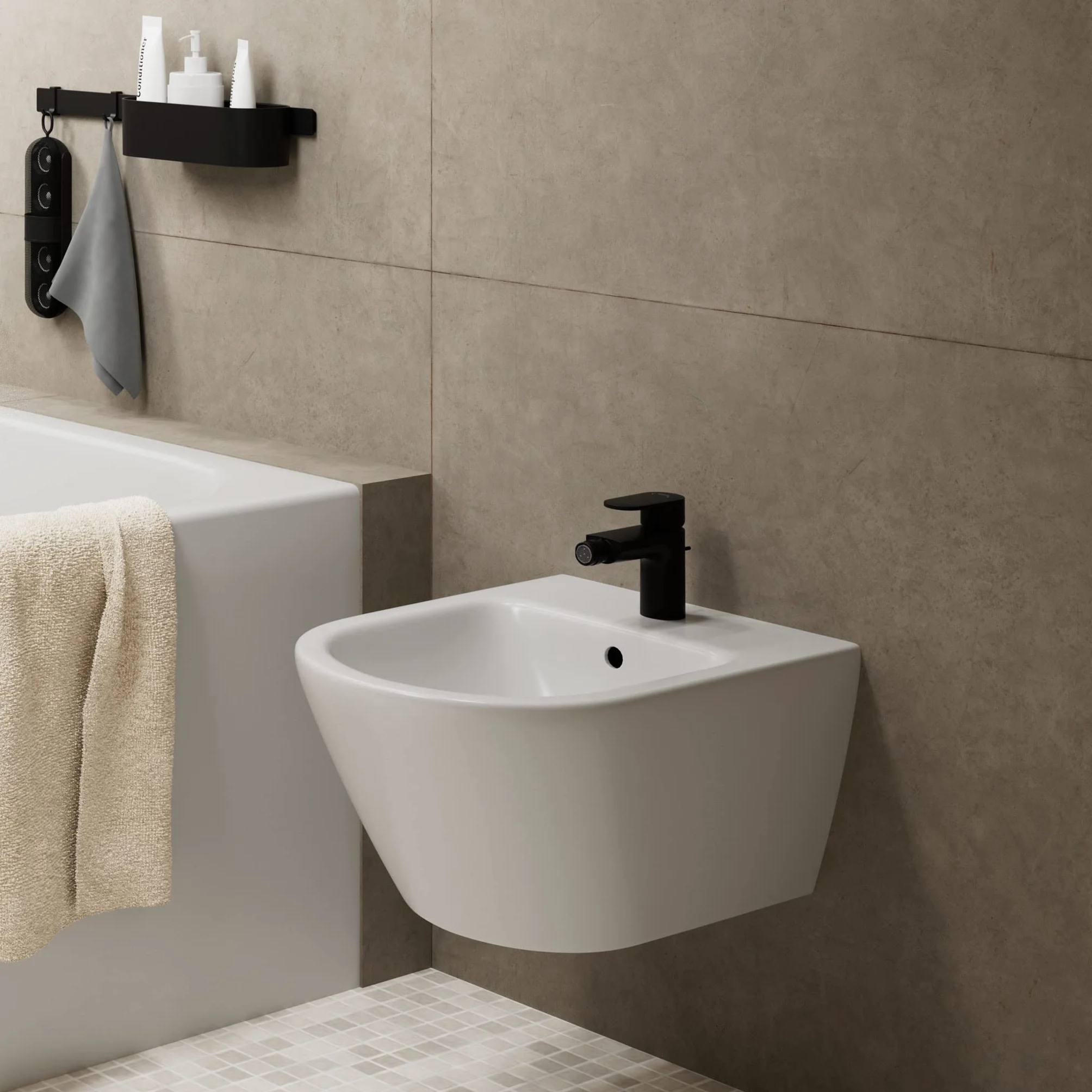 hansgrohe Tecturis S bateria umywalkowa podtynkowa chrom 16,5 cm EcoSmart+