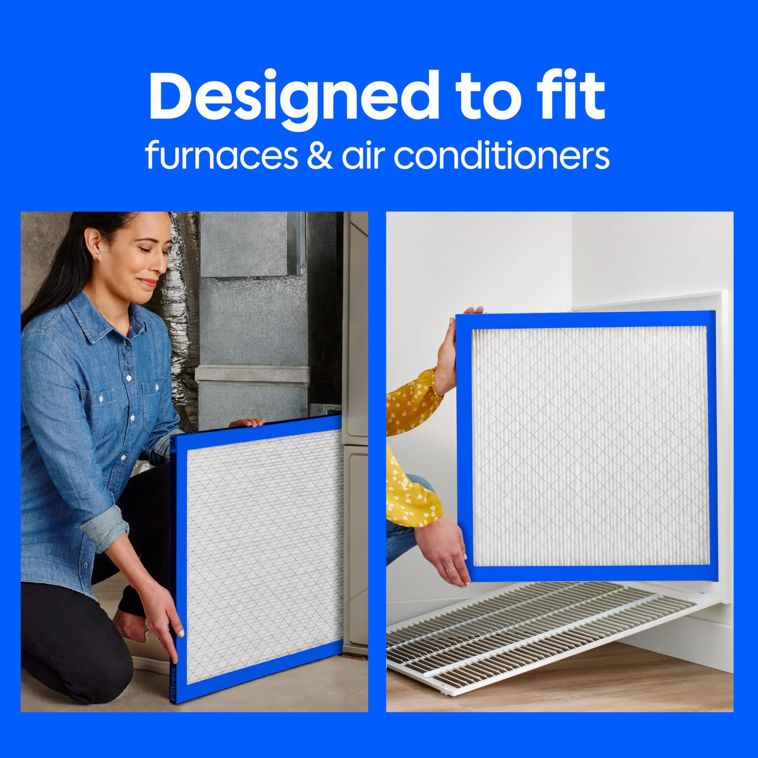 Filtrete 20 x 25 x 1 filtr powietrza do pieca AC, MERV 13, MPR 1900, filtr premium dla alergików, bakterii i wirusów, 3-miesięczny plisowany 1-calowy elektrostatyczny filtr do czyszczenia powietrza, 2