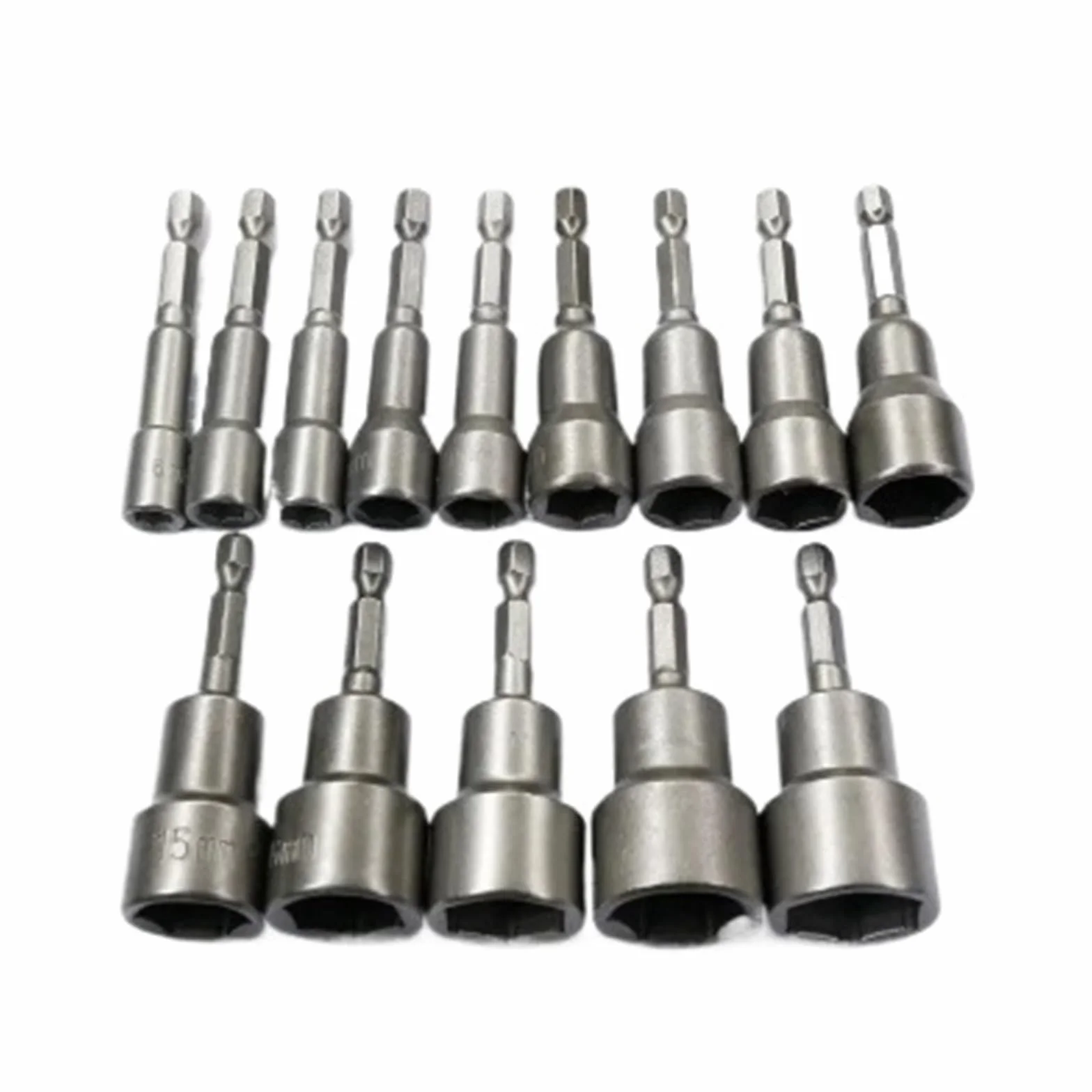 6mm-19mm nasadka udarowa wkrętak magnetyczny 1/4 klucz sześciokątny zestaw wiertarek adapter do wiertarek udarowych zestaw gniazd