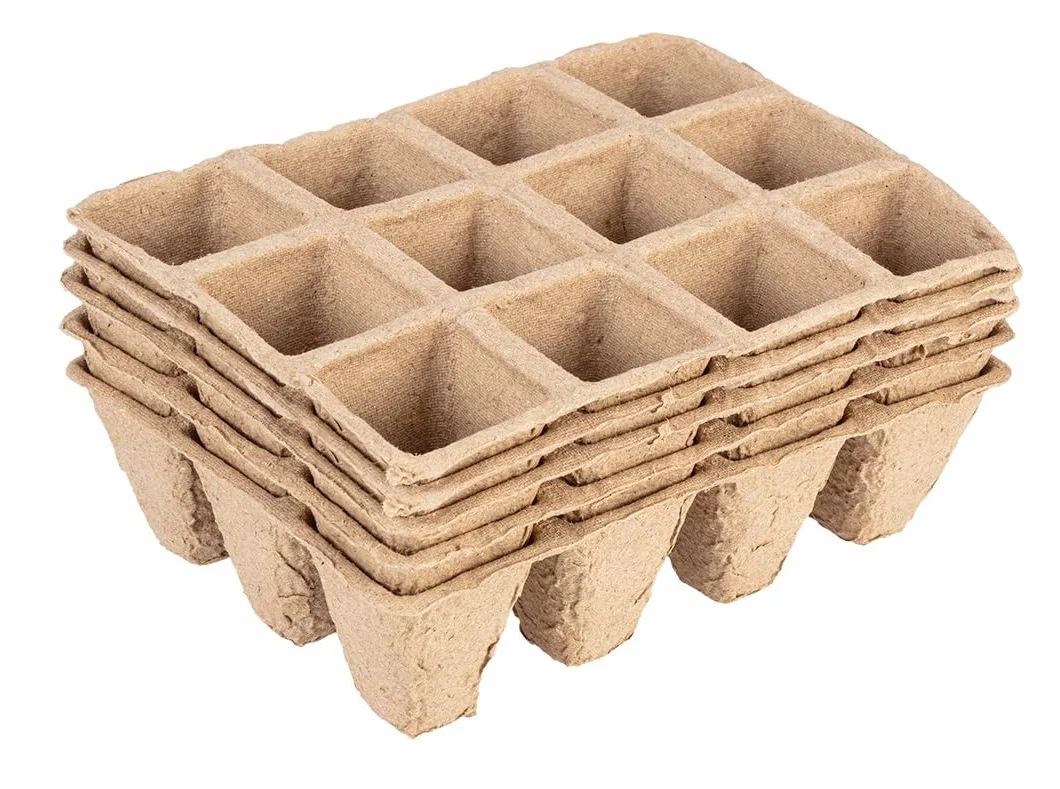 Rozsadniki torfowe doniczki do rozsady 16x12x4.5cm 5 sztuk