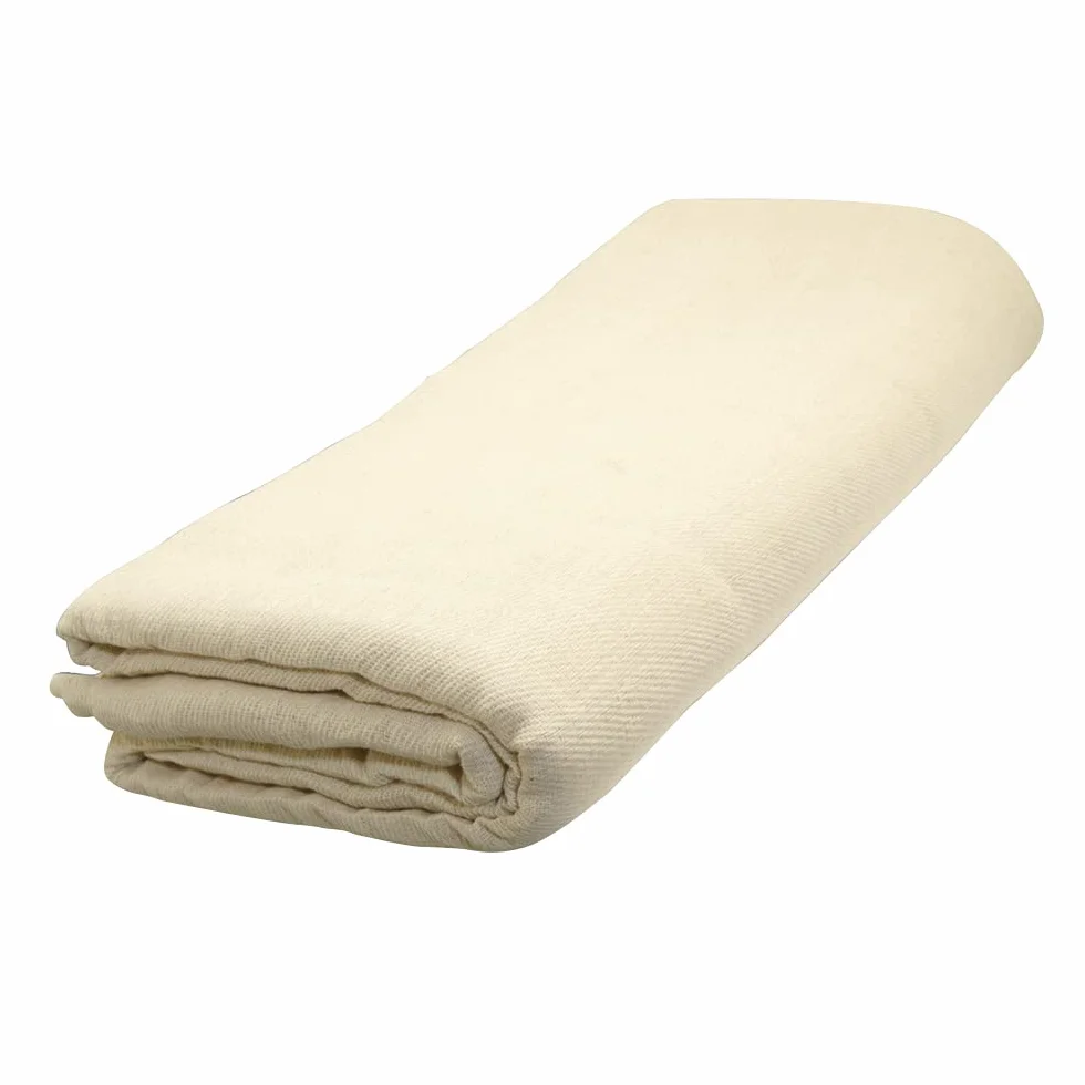 Silverline Poly Twill 868803 Prześcieradło, Biały, 3,6 x 2,4 m