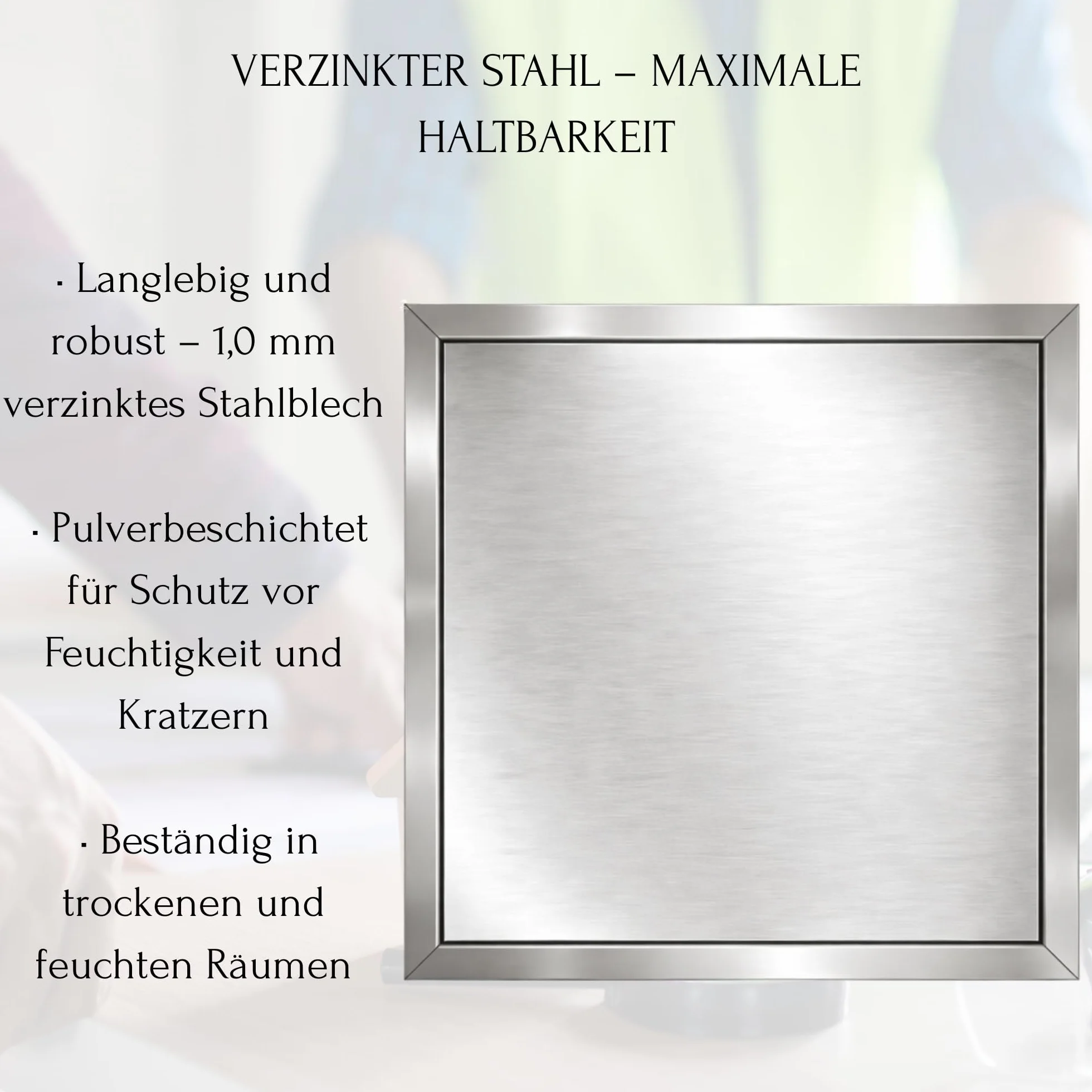 TMALASER Drzwi rewizyjne metalowe 30 x 40 cm stal nierdzewna – klapa rewizyjna Inox 300 x 400 mm push to open/Klick-Klack - drzwi inspekcyjne do ścian karton-gips