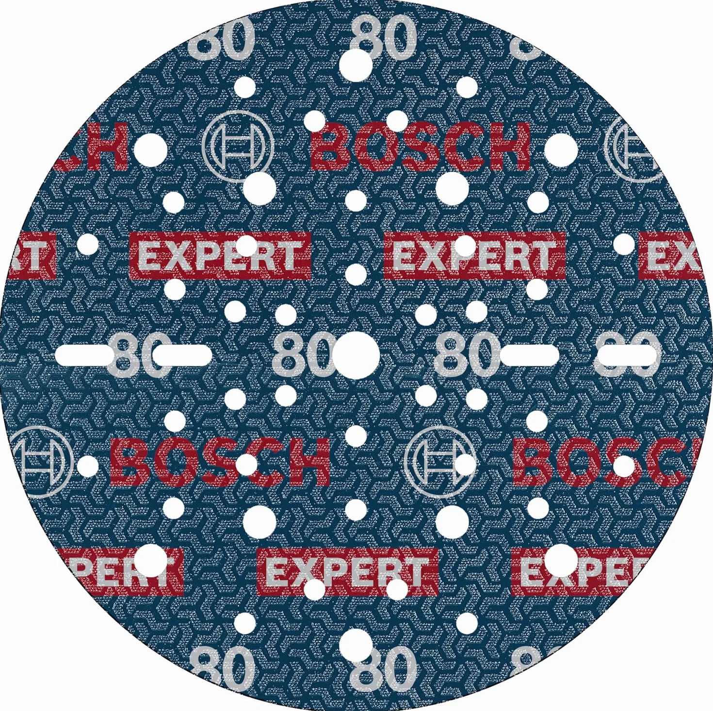 Bosch 50x EXPERT O780 tarcza szlifierska do folii, 150 mm (do twardego drewna, farba na drewnie, Ø 150 mm, ziarnistość 80, profesjonalne akcesoria szlifierka mimośrodowa)