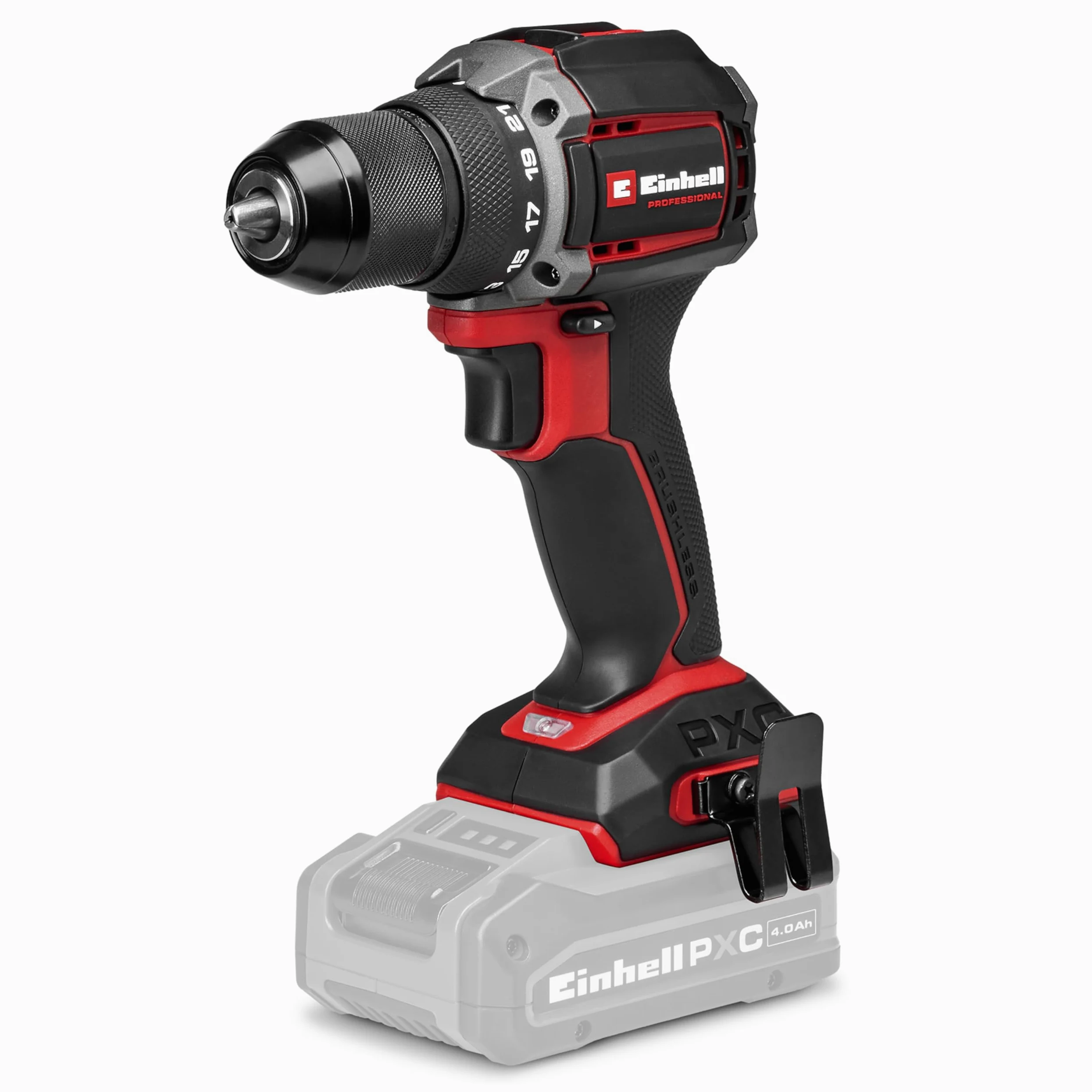 Einhell Profesjonalna wiertarko-wkrętarka akumulatorowa TP-CD 18/70-C Li BL-Solo Power X-Change (18 V, bez węgla, 70 Nm, uchwyt 13 mm, 2 prędkości, antyodbiciowy, bez akumulatora) | PXC | 18 V | Compact | Bezszczotkowy | 70 Nm | Anti-Kickback | Metalowy u