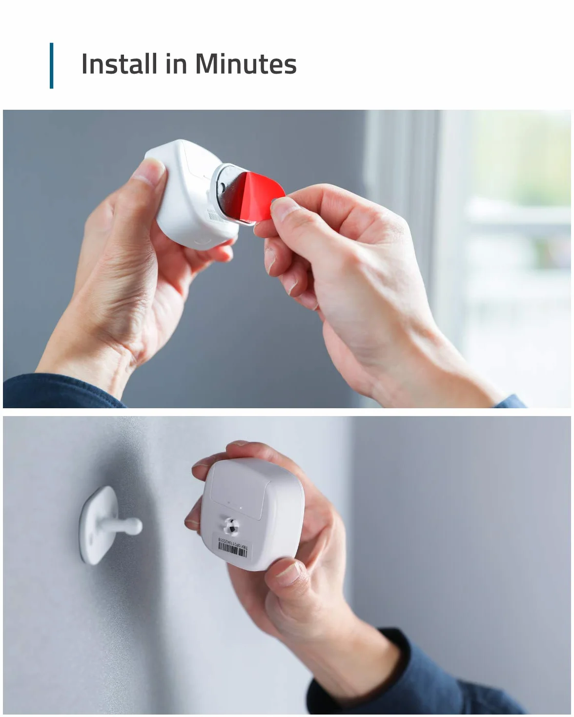 eufy Security Czujnik ruchu domowego, zasięg 100°, wykrywanie 9 m, 2 lata żywotności baterii, regulowana czułość (wymagana baza domowa)