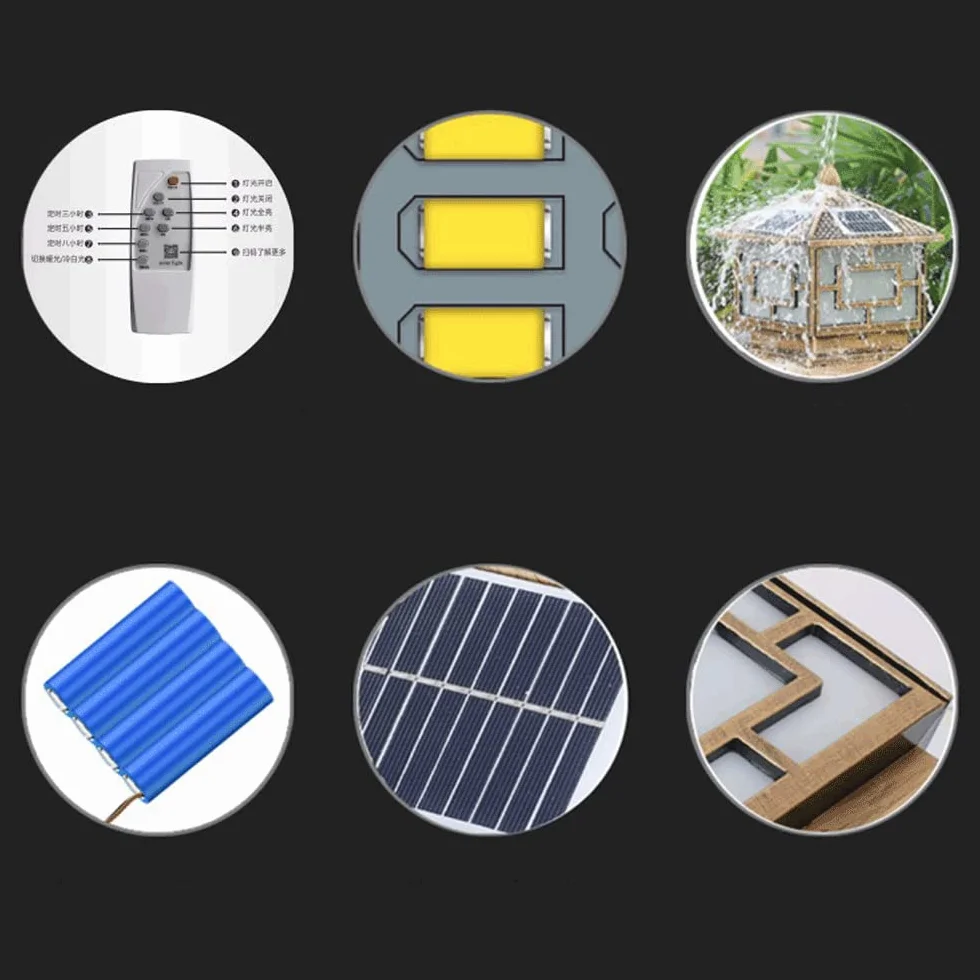 Zewnętrzne lampy słupkowe nowoczesne lampy solarne kolumnowe proste metalowe lampy ogrodowe wodoodporne zewnętrzne ogrodzenie drzwi bramy willa LED oświetlenie